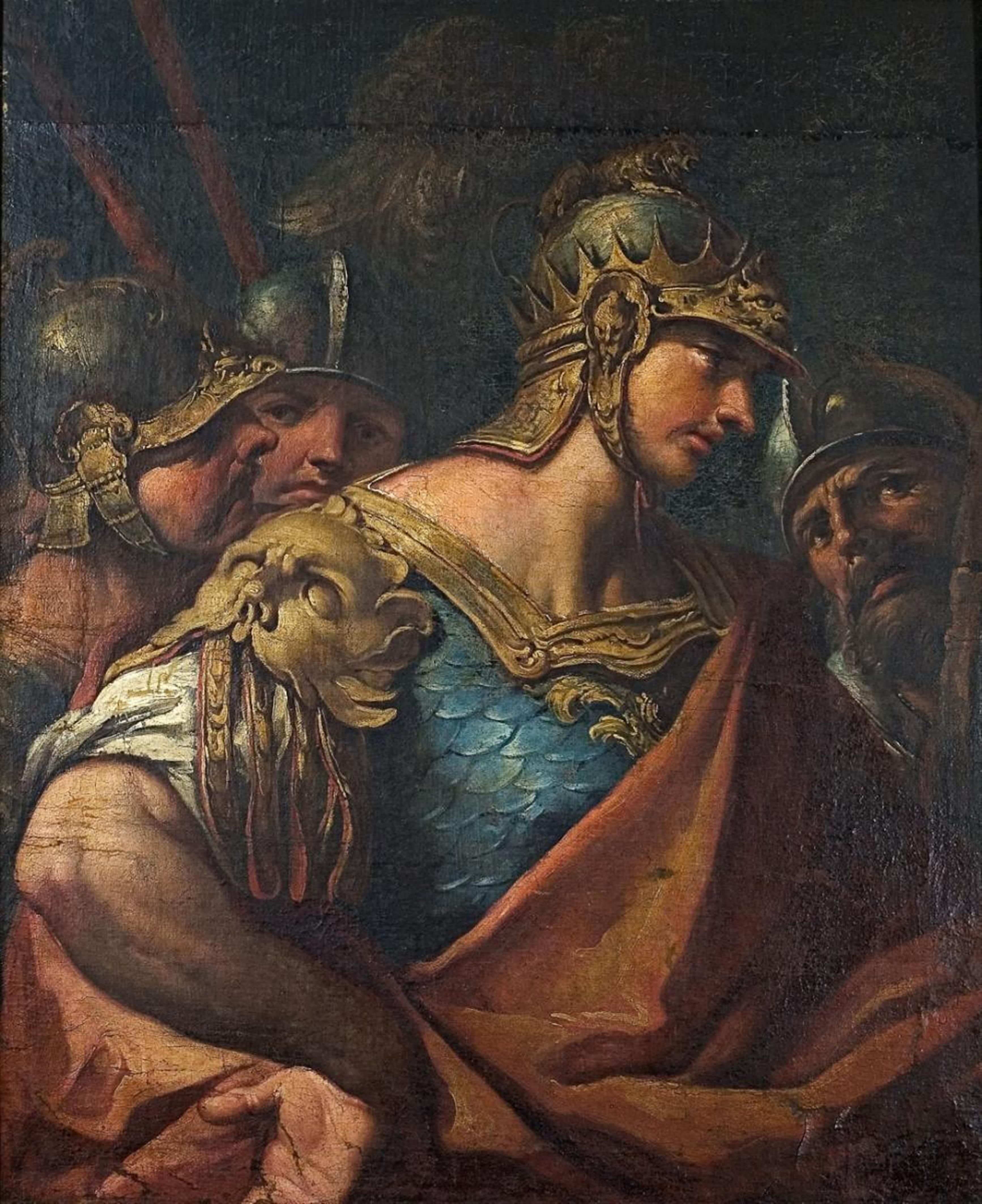 Venezianischer Meister um 1700 - SZENE AUS DER RÖMISCHEN GESCHICHTE (GROSSMUT DES SCIPIO?) - image-1
