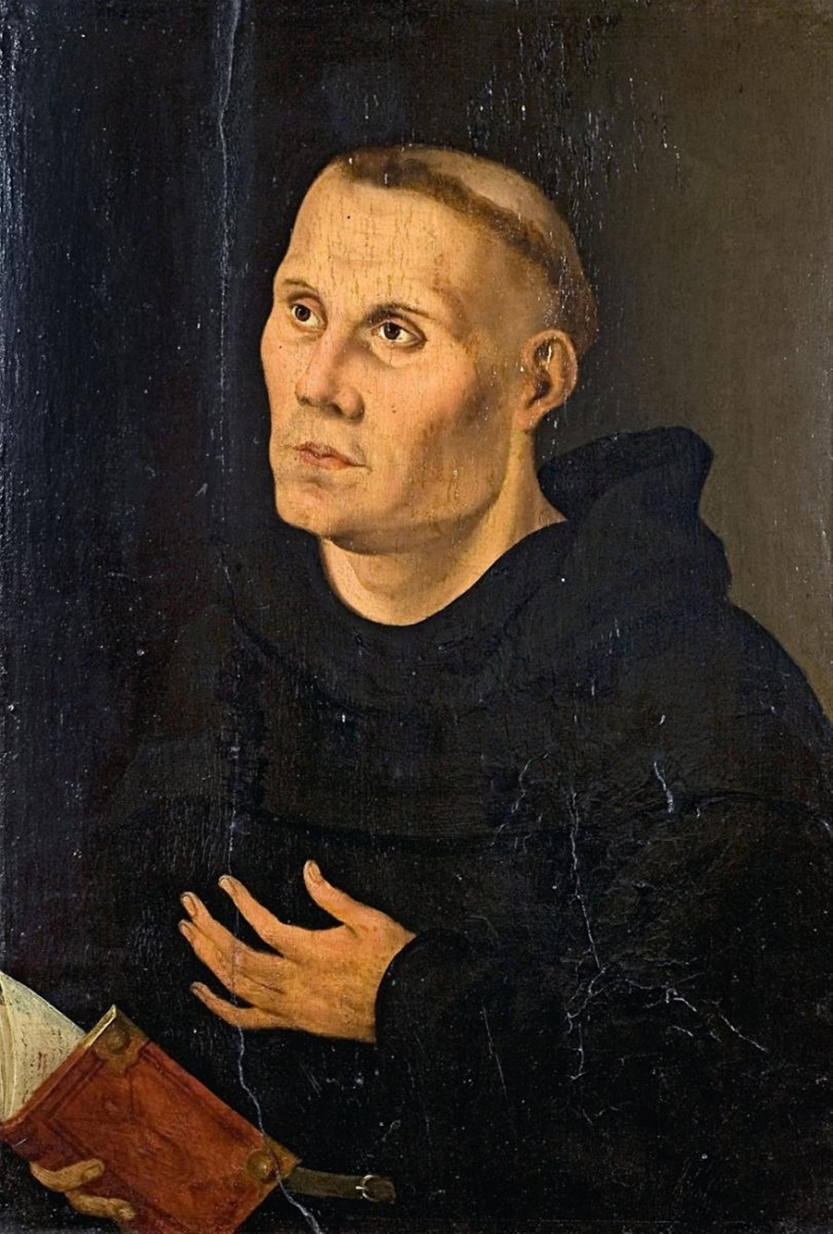 Lucas Cranach the Elder, copy after - MARTIN LUTHER AS MONK - image-1