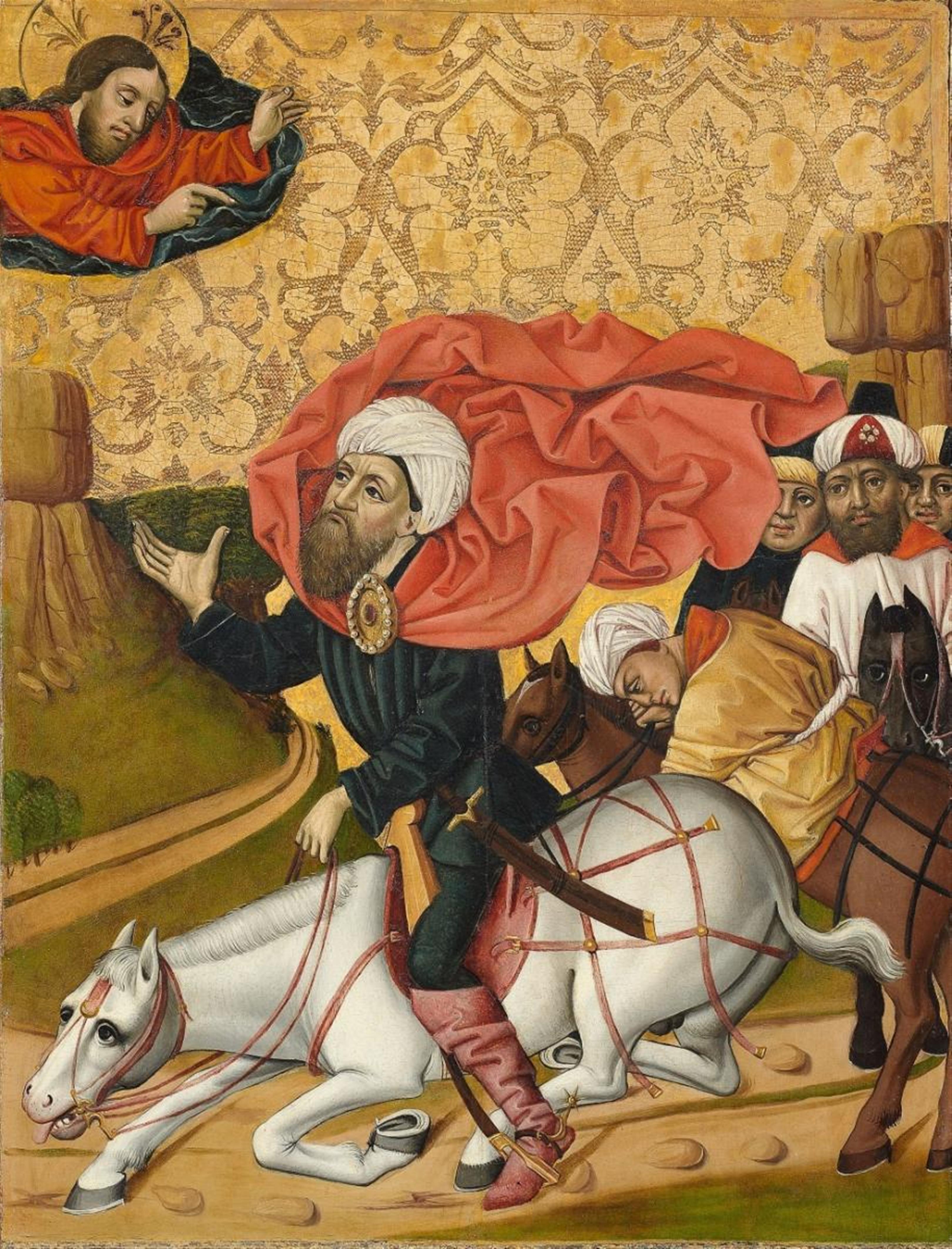 Alpenländischer Meister um 1460 - STURZ DES HEILIGEN PAULUS - image-1