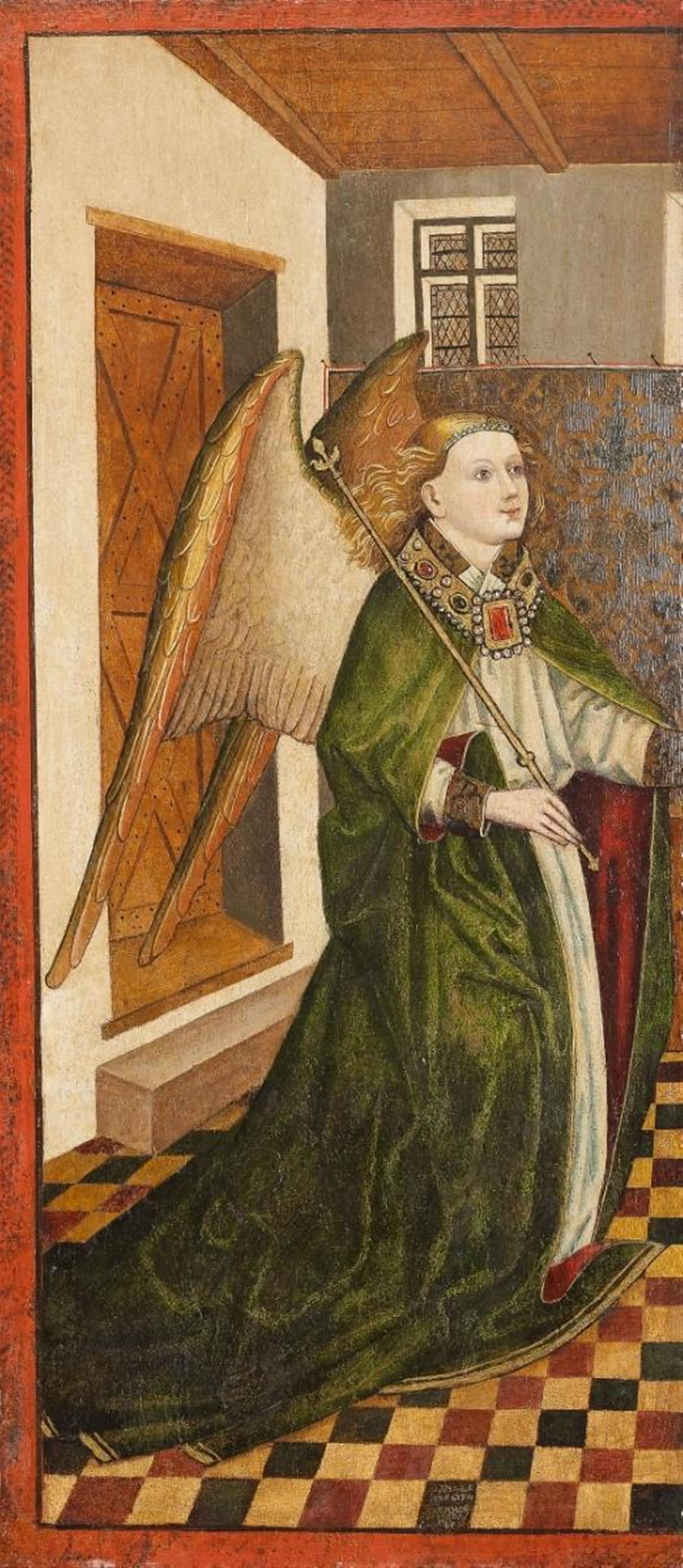 Niederrheinischer Meister um 1470/1480 - VERKÜNDIGUNG AN MARIA GEISSELUNG UND DORNENKRÖNUNG - image-1