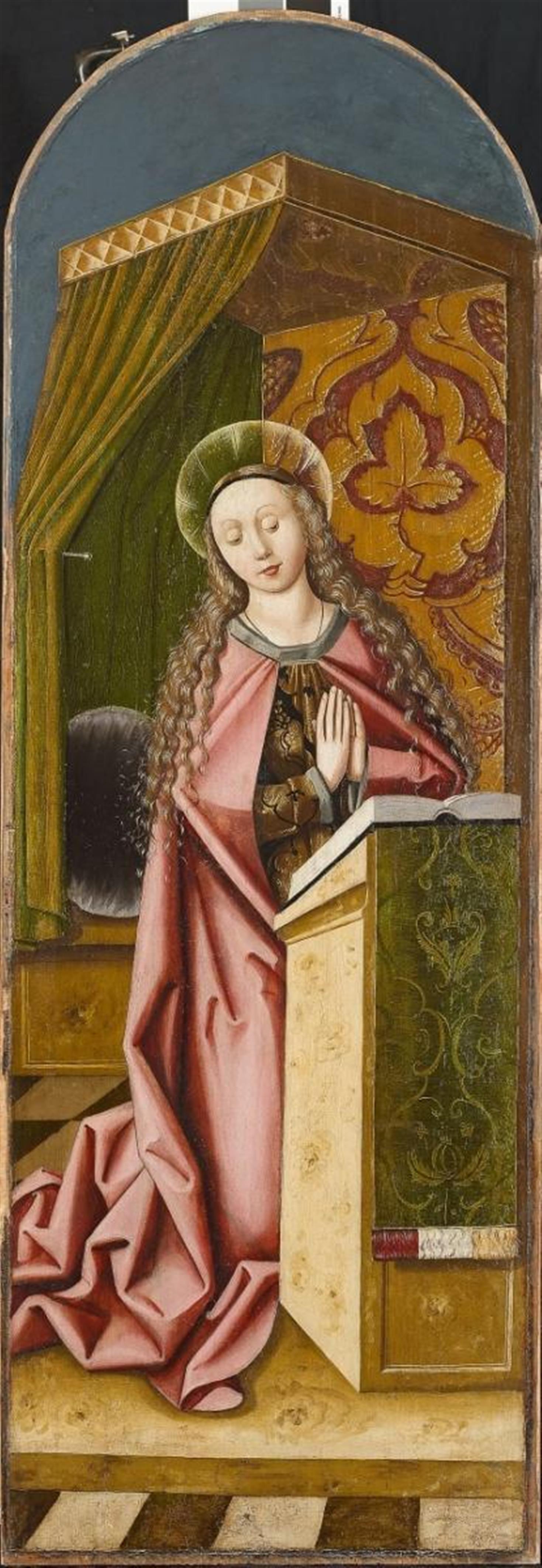 Meister des Dinkelsbühler Marienlebens, zugeschrieben - VERKÜNDIGUNG AN MARIA ZWEI SZENEN AUS DEM LEBEN PETRI - image-2