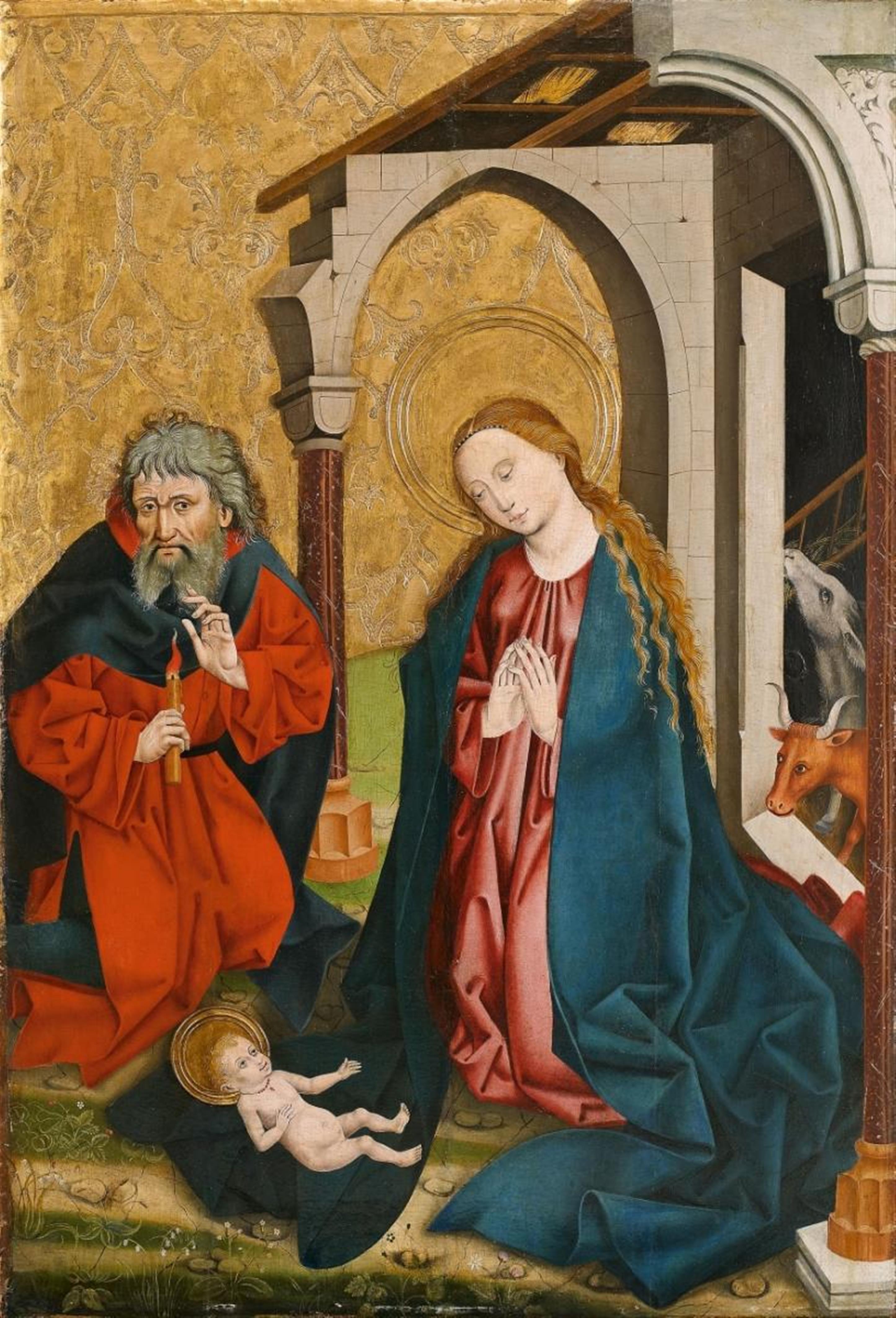 Swiss or South German School, late 15th century - THE BIRTH OF CHRIST - image-1