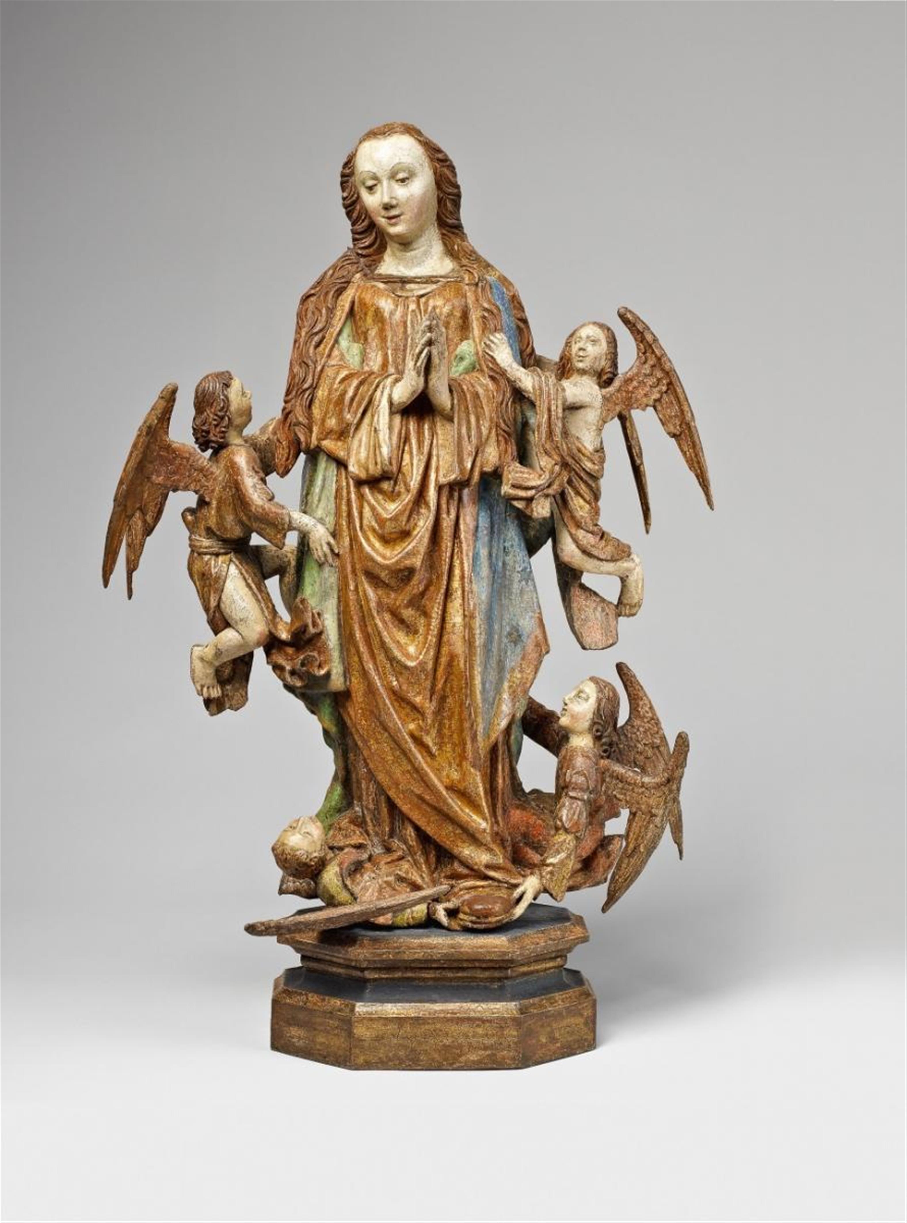An oak wood group of the ASSUMPTION OF THE VIRGIN - image-1