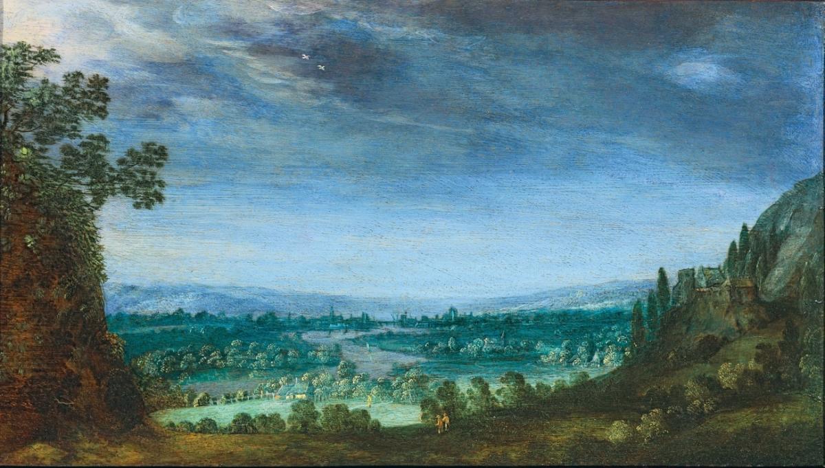 Hercules Segers, circle of - WIDE LANDSCAPE WITH TOWN - image-1