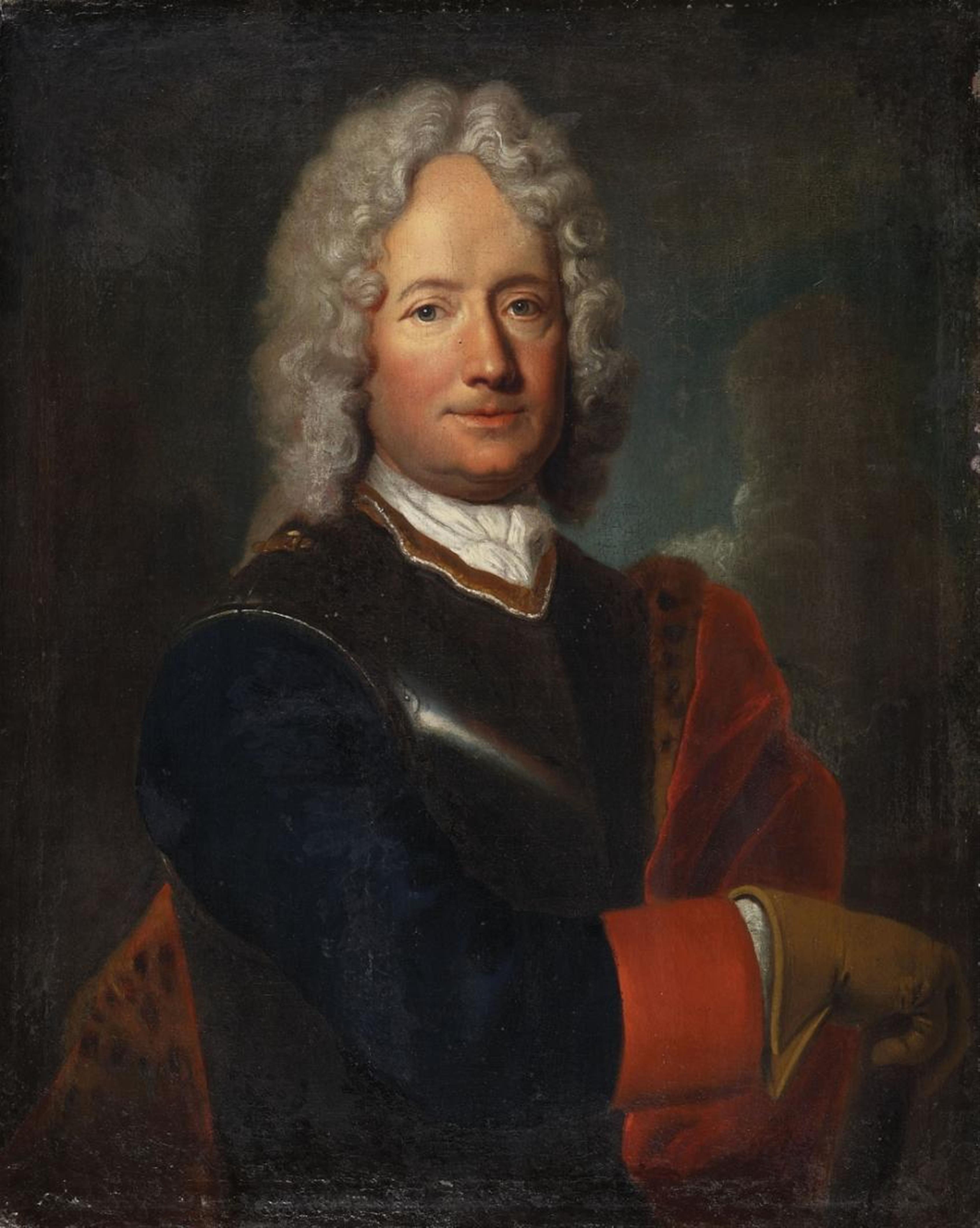 Antoine Pesne, attributed to - PORTRAIT OF AN OFFICER, PROBABLY JOHANN QUIRIN VON FORCADE - image-1
