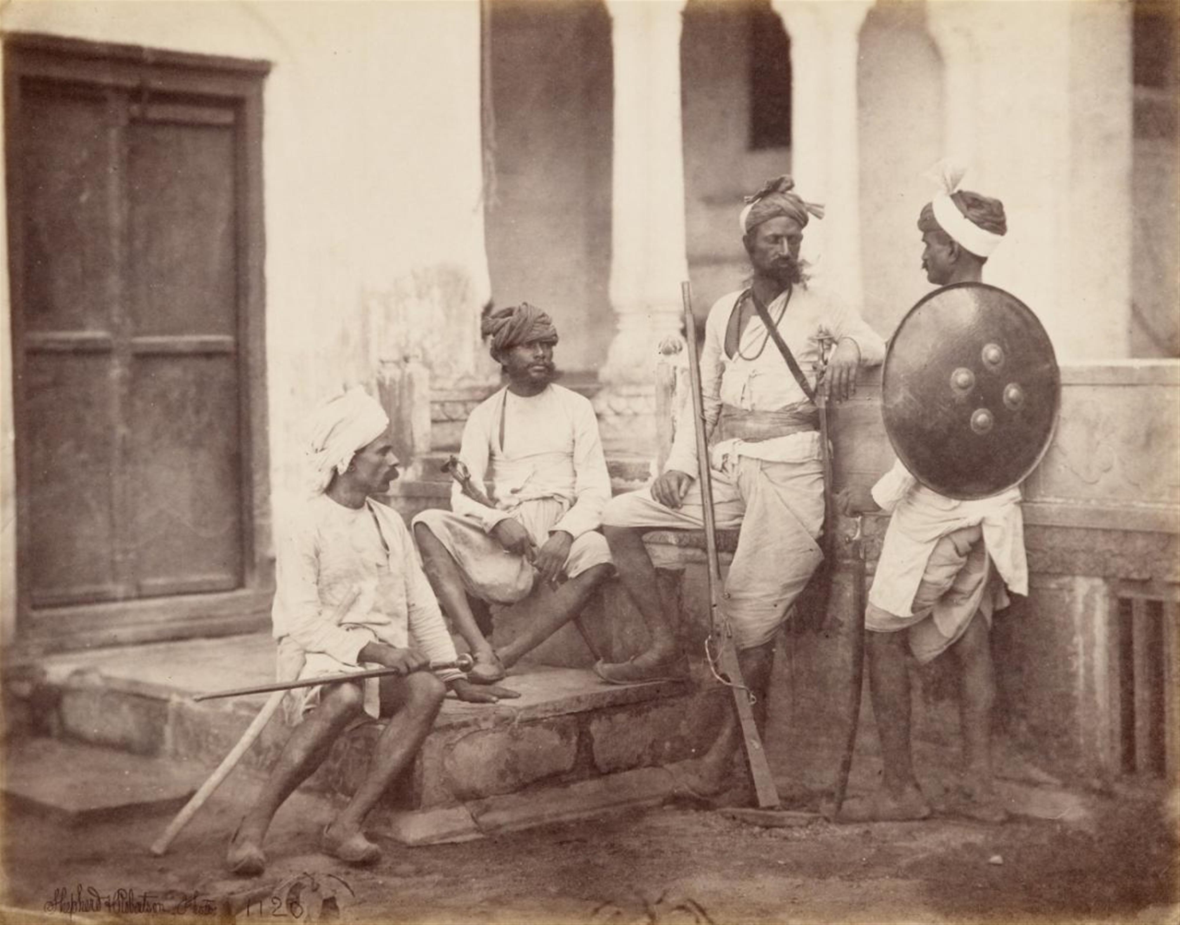 Shepherd & Robertson - UDÂSEES (FAKEERS). AN INDIAN CARRIAGE + PAIR. RAJPOOTS - image-3