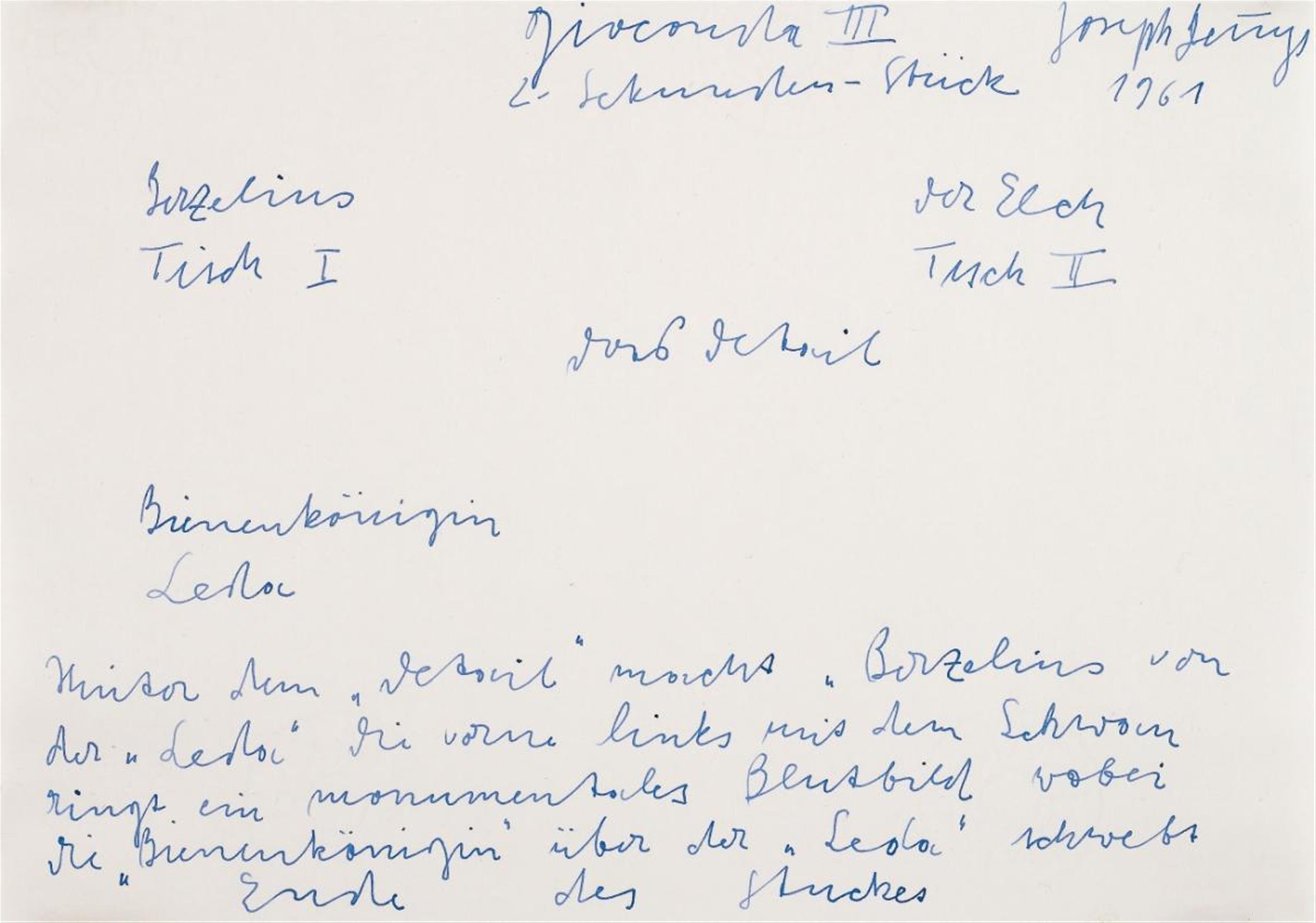 Joseph Beuys - Bühnenstück I. 2-Sekunden-Stück - image-2