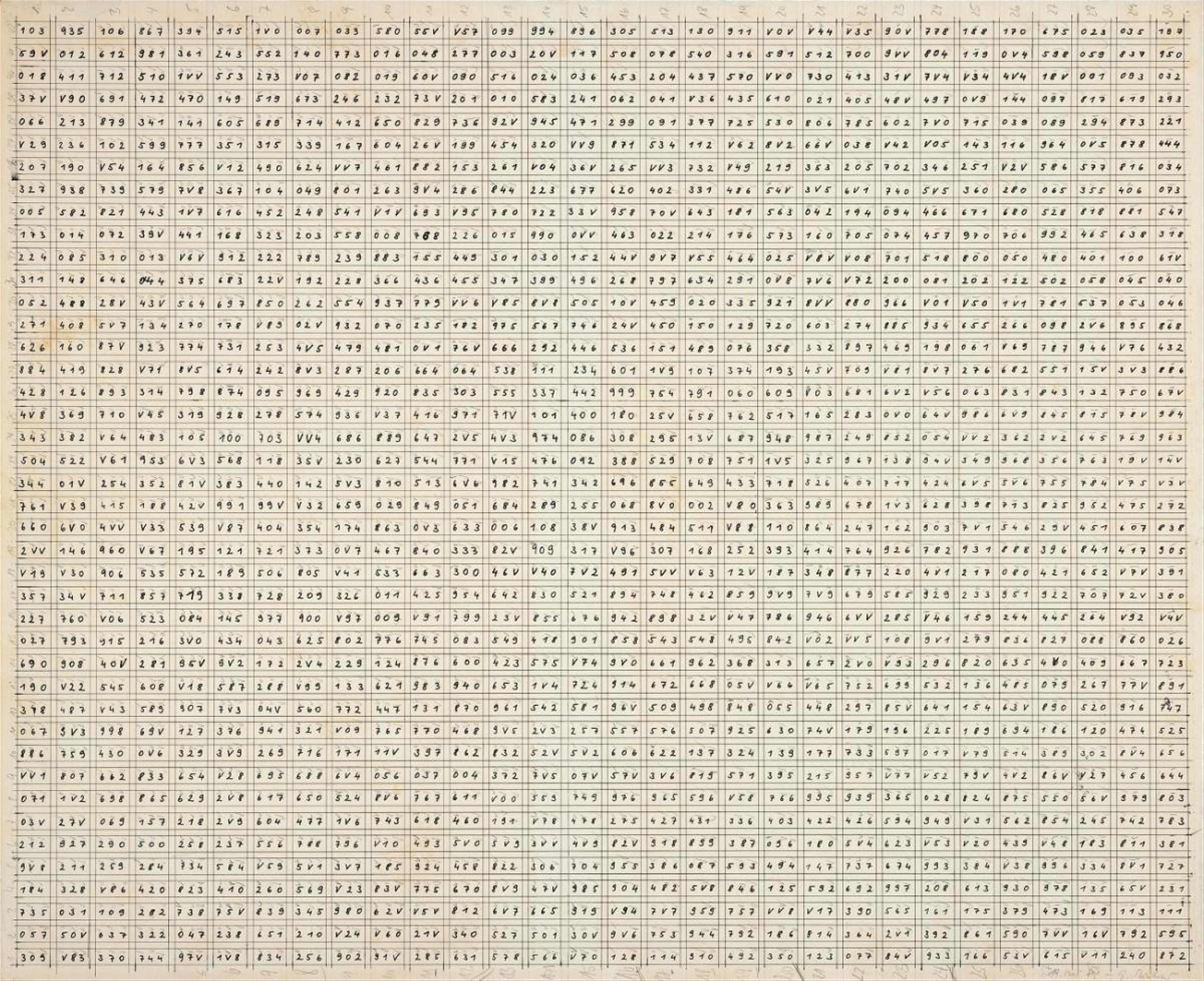 Gerhard Richter - Ohne Titel (Farbfelder 1260 Farben in 6 Anordnungen) - image-1