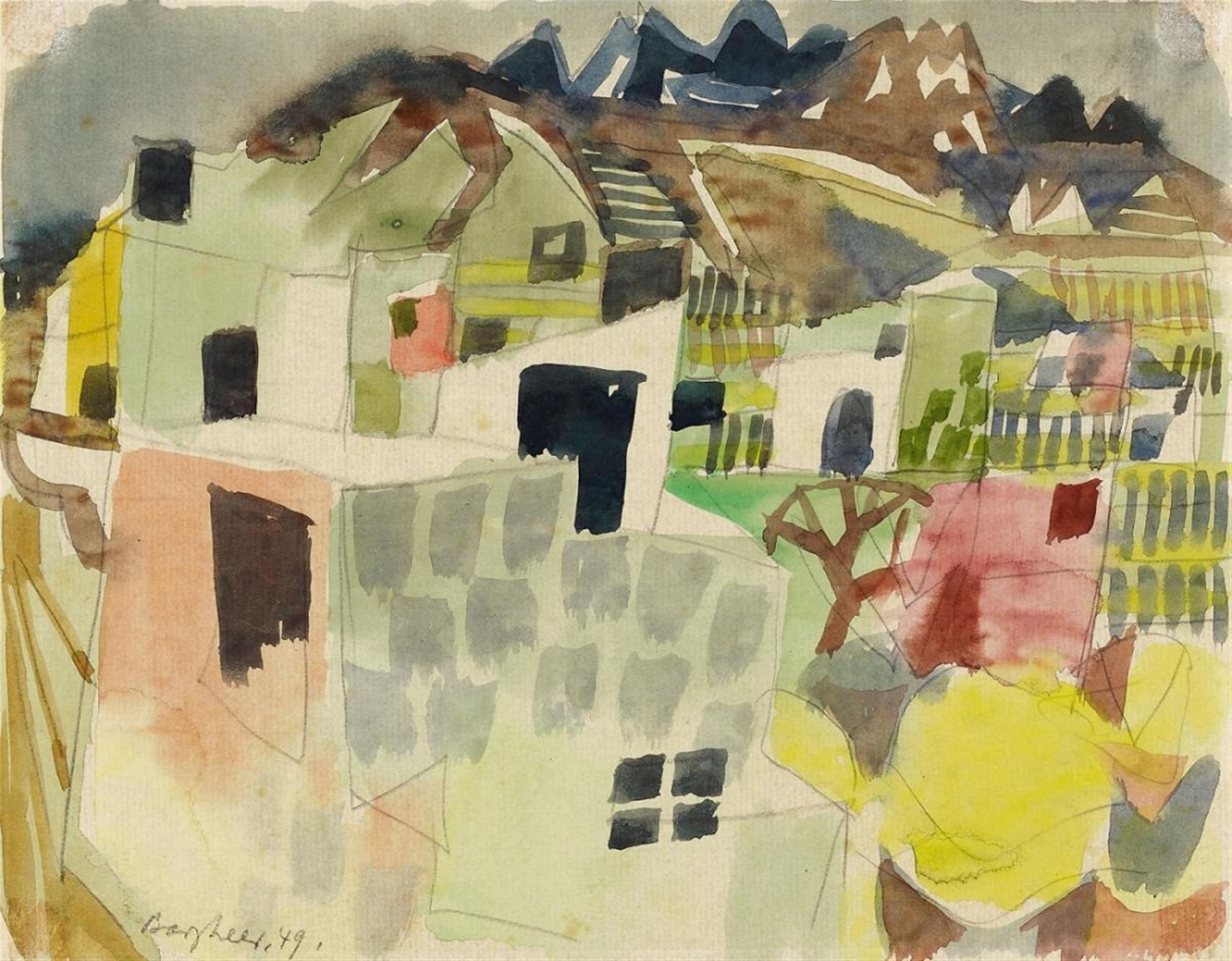 Eduard Bargheer - Häuser auf Ischia (Houses on Ischia) - image-1