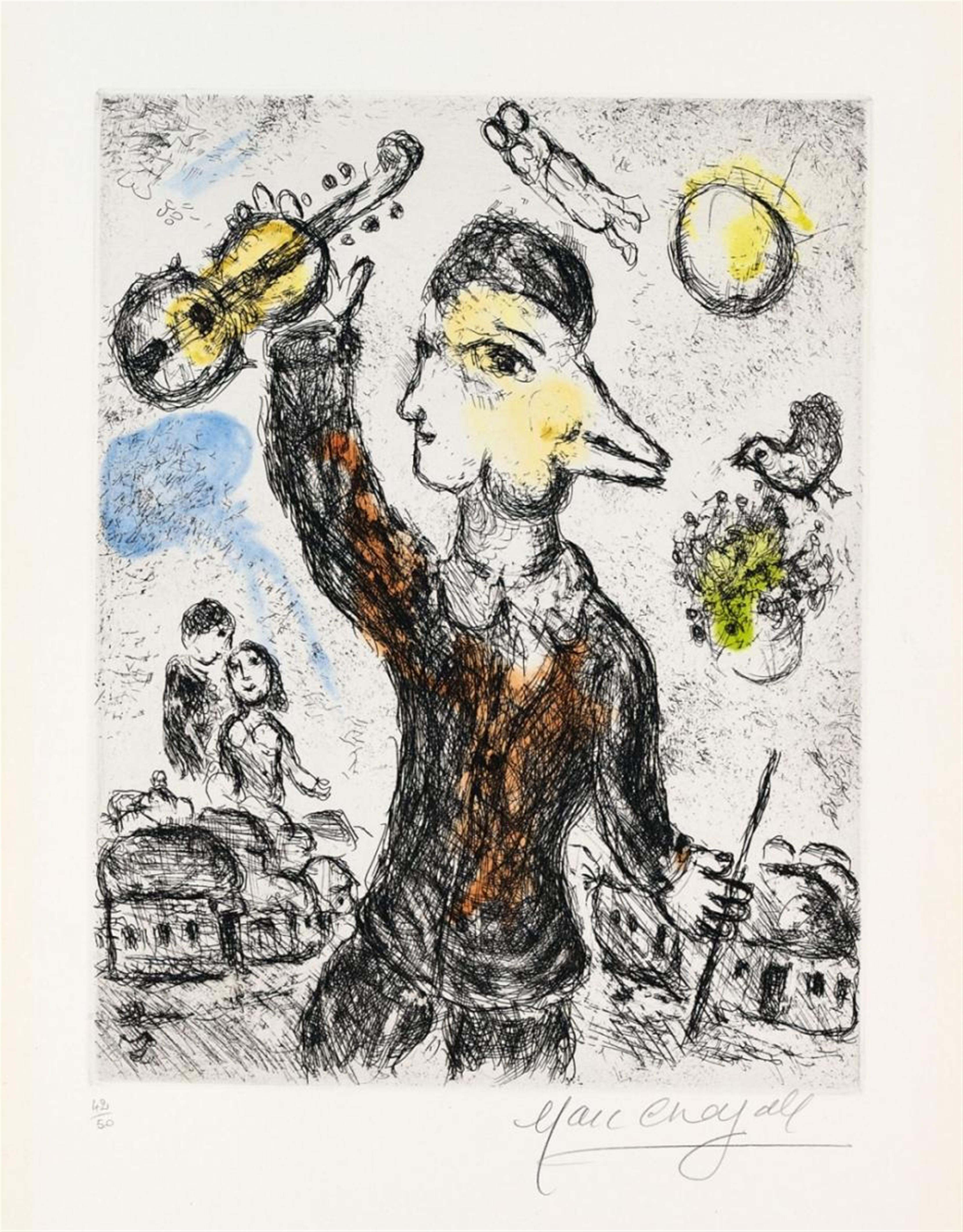 Marc Chagall - Le violiniste - image-1