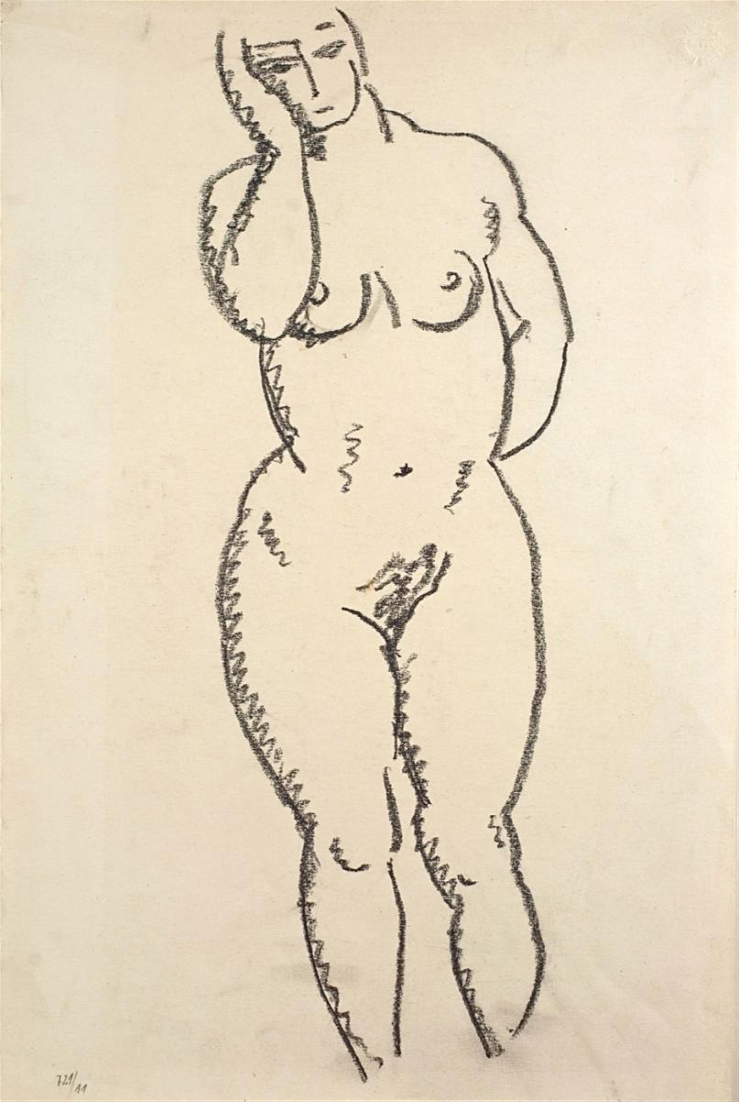 Alexej von Jawlensky - Stehender weiblicher Akt (Standing Female Nude) - image-1