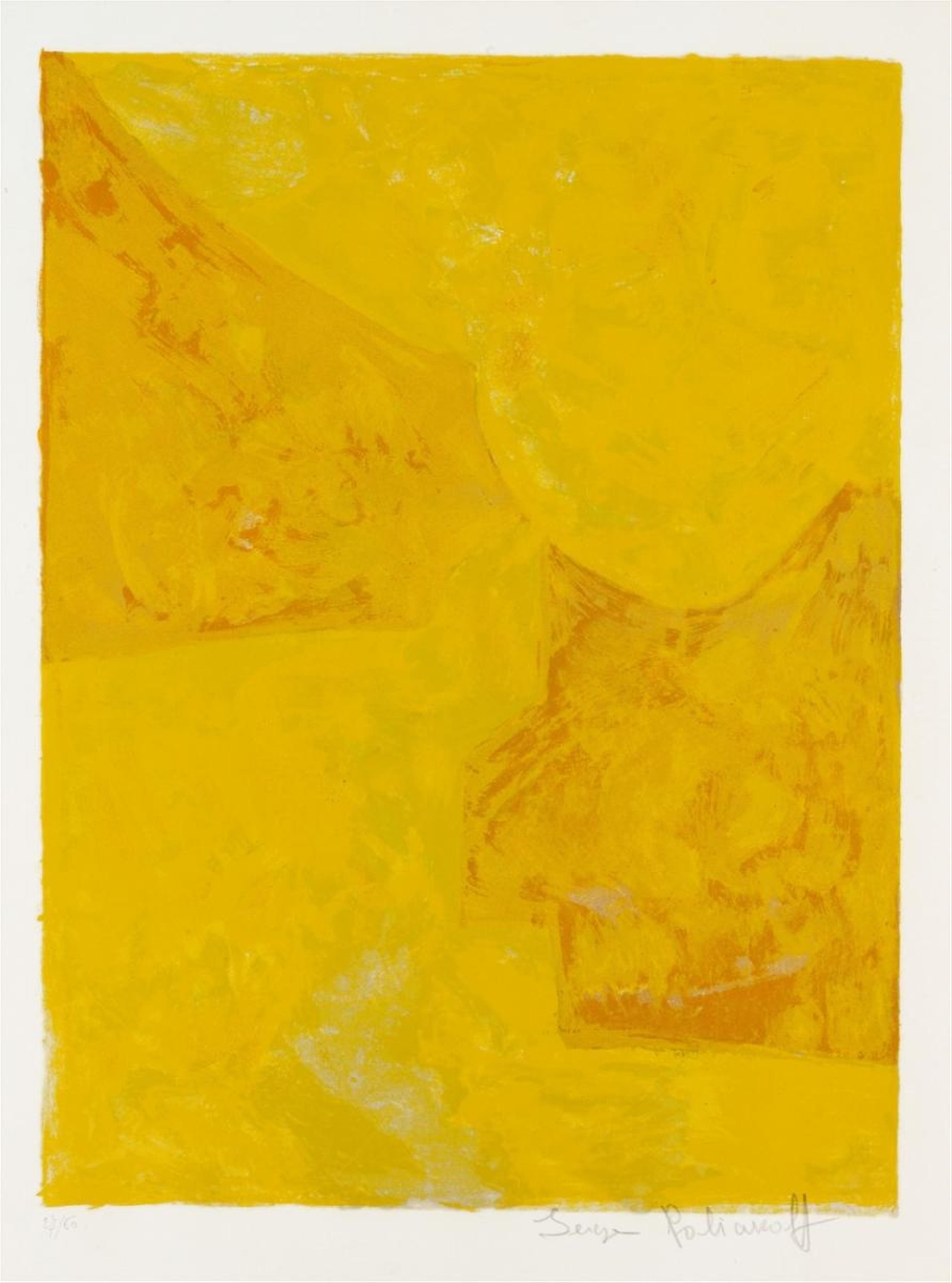 Serge Poliakoff - Composition jaune - image-1