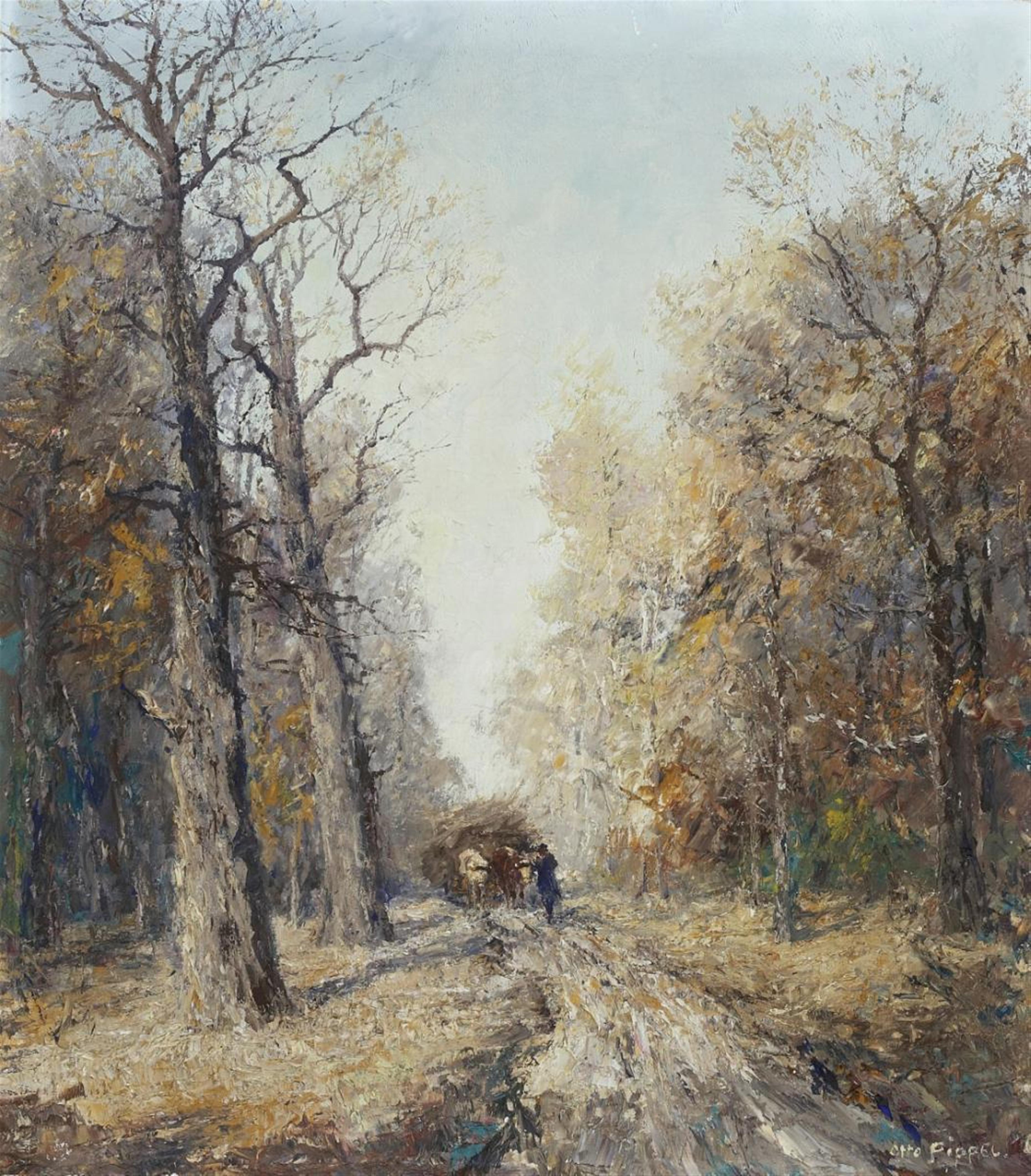 Otto Pippel - OXCART IN THE WOOD - image-1
