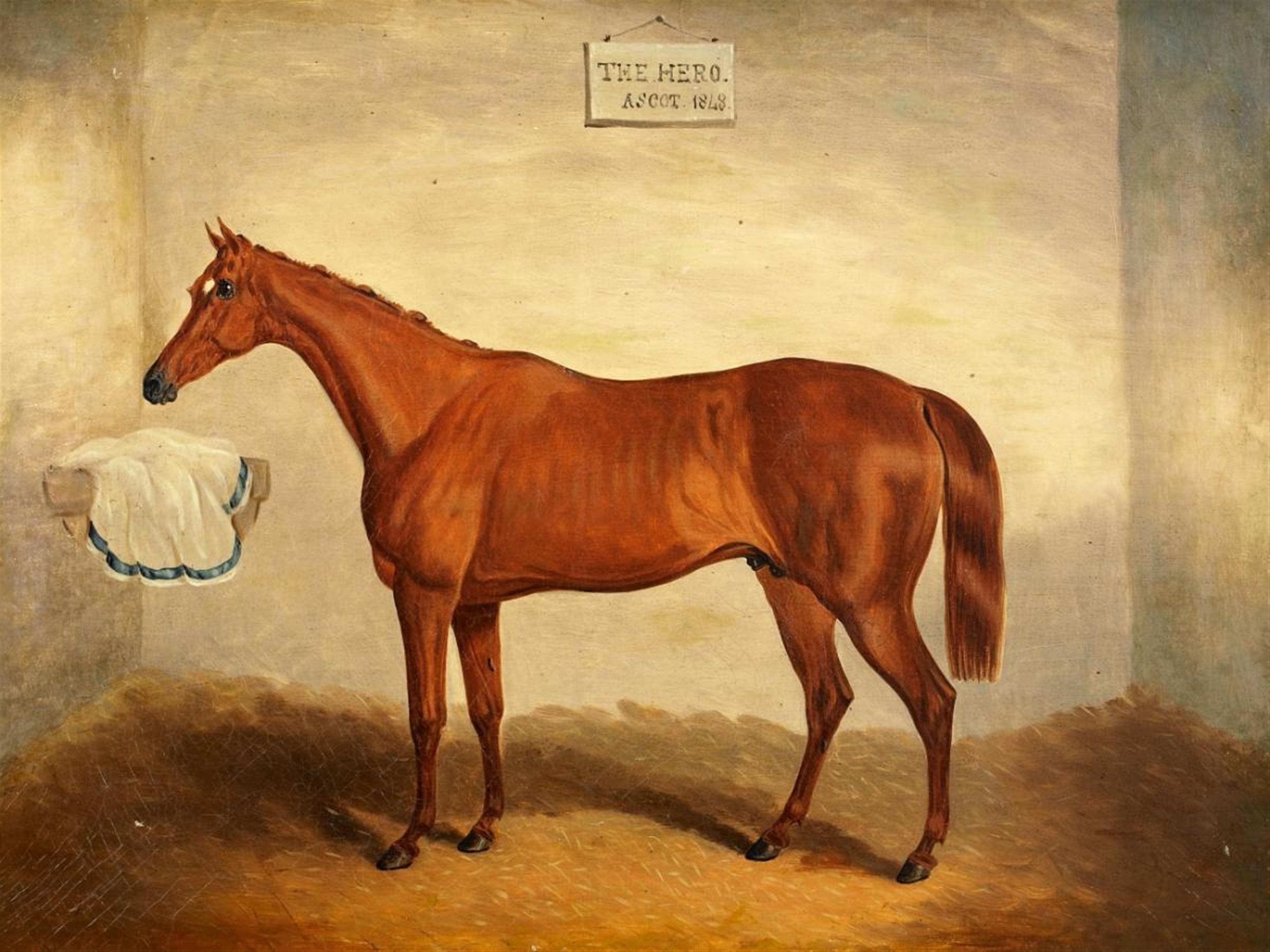 Harry Hall, attributed to - THE HERO (ASCOT 1848) - image-1
