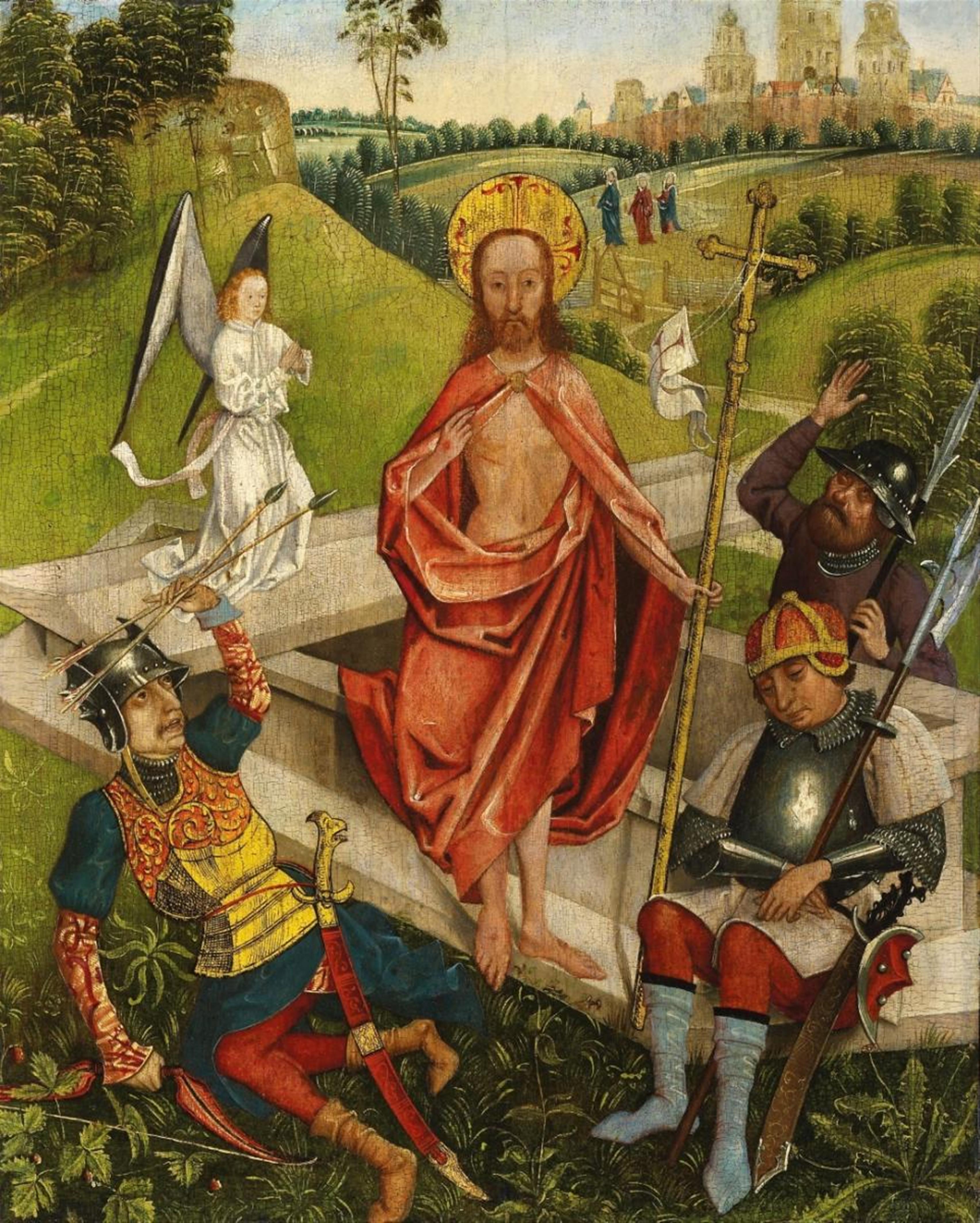 Westphalian School, circa 1480/1490 - RESURRECTION OF CHRIST - image-1