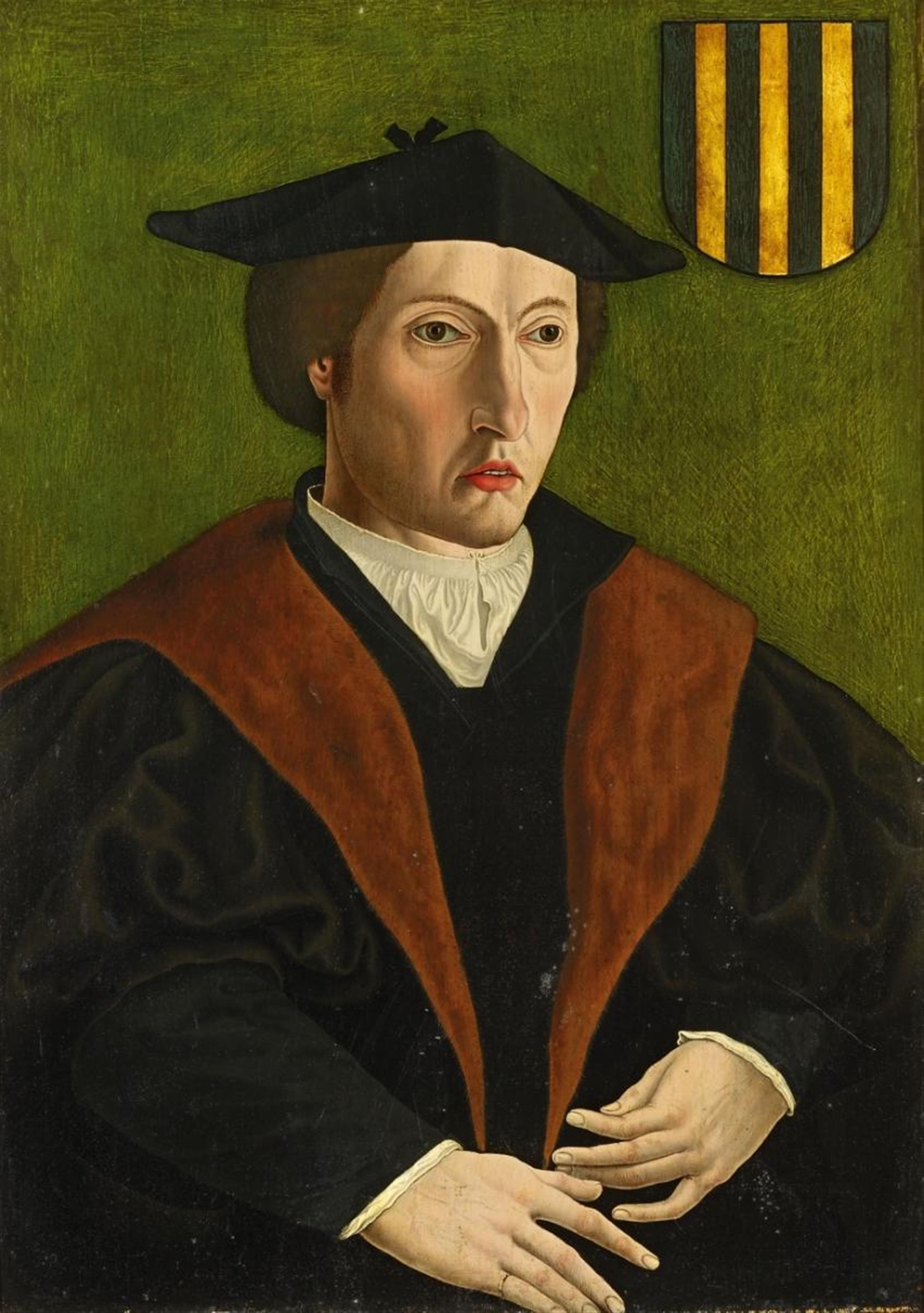 Nordfranzösischer Meister um 1520 - PORTRÄT EINES HERREN - image-1