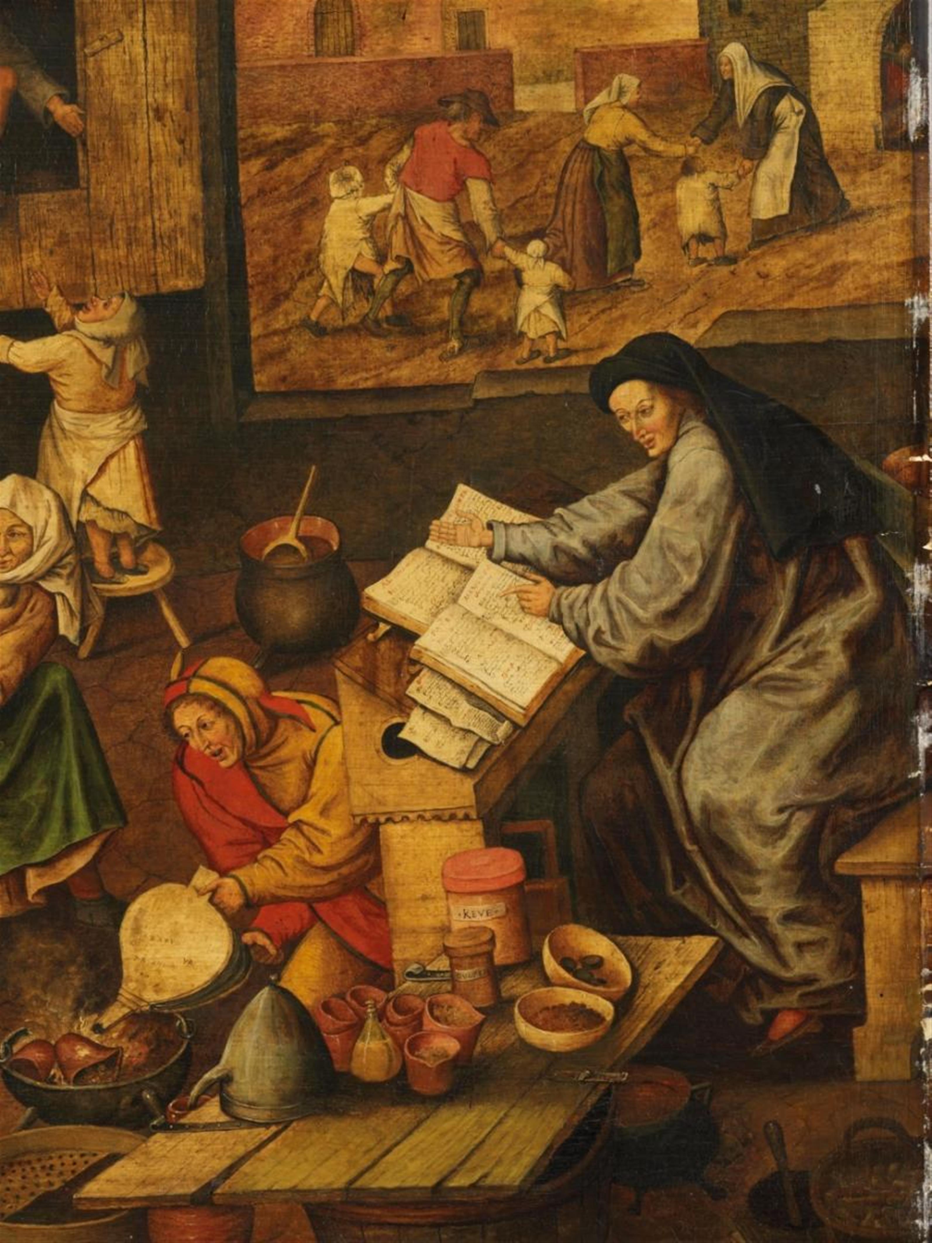 Pieter Brueghel the Elder, follower of - The Alchemist - image-2