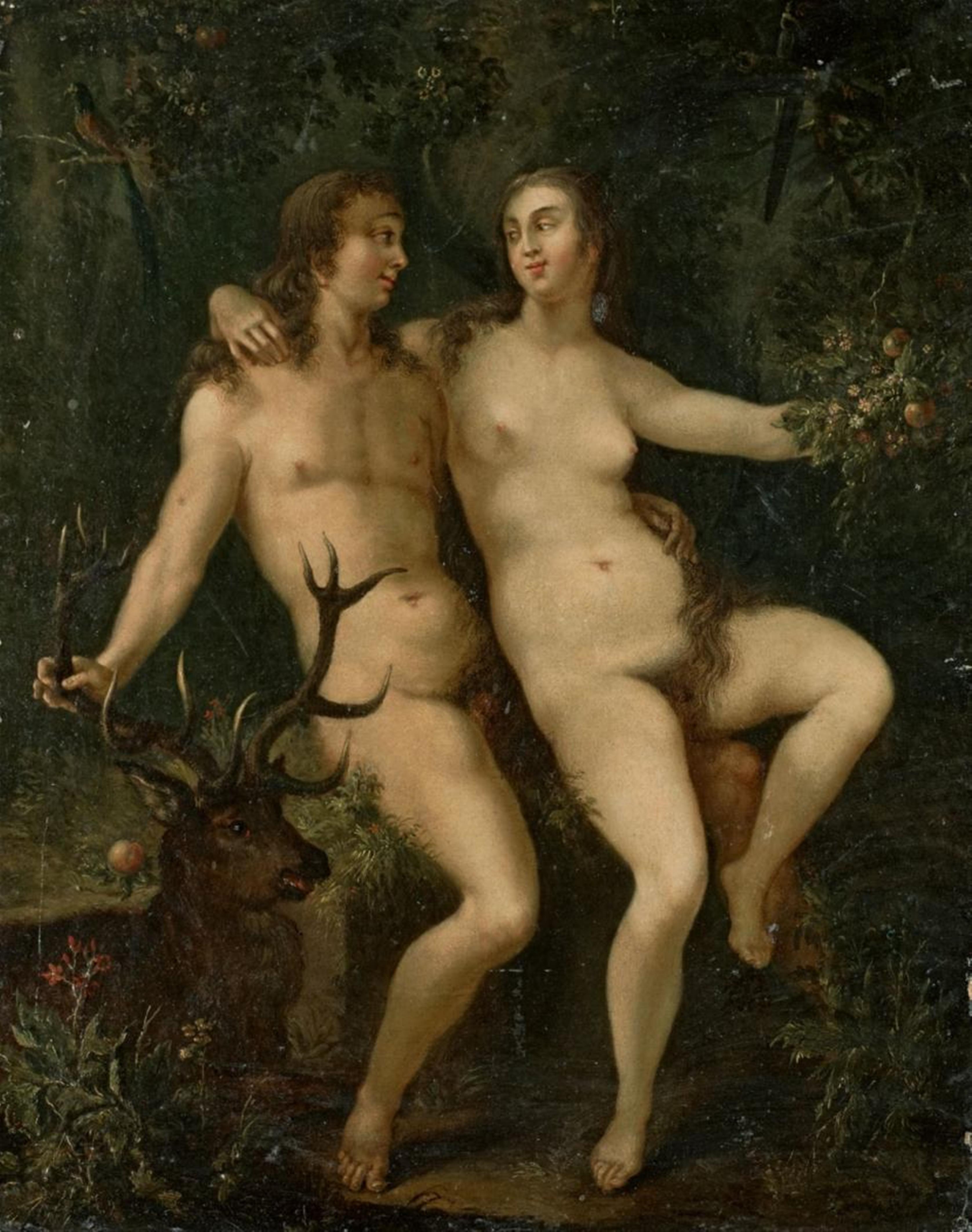 South German School, 17th century - PARADISE WITH ADAM AND EVE - image-1