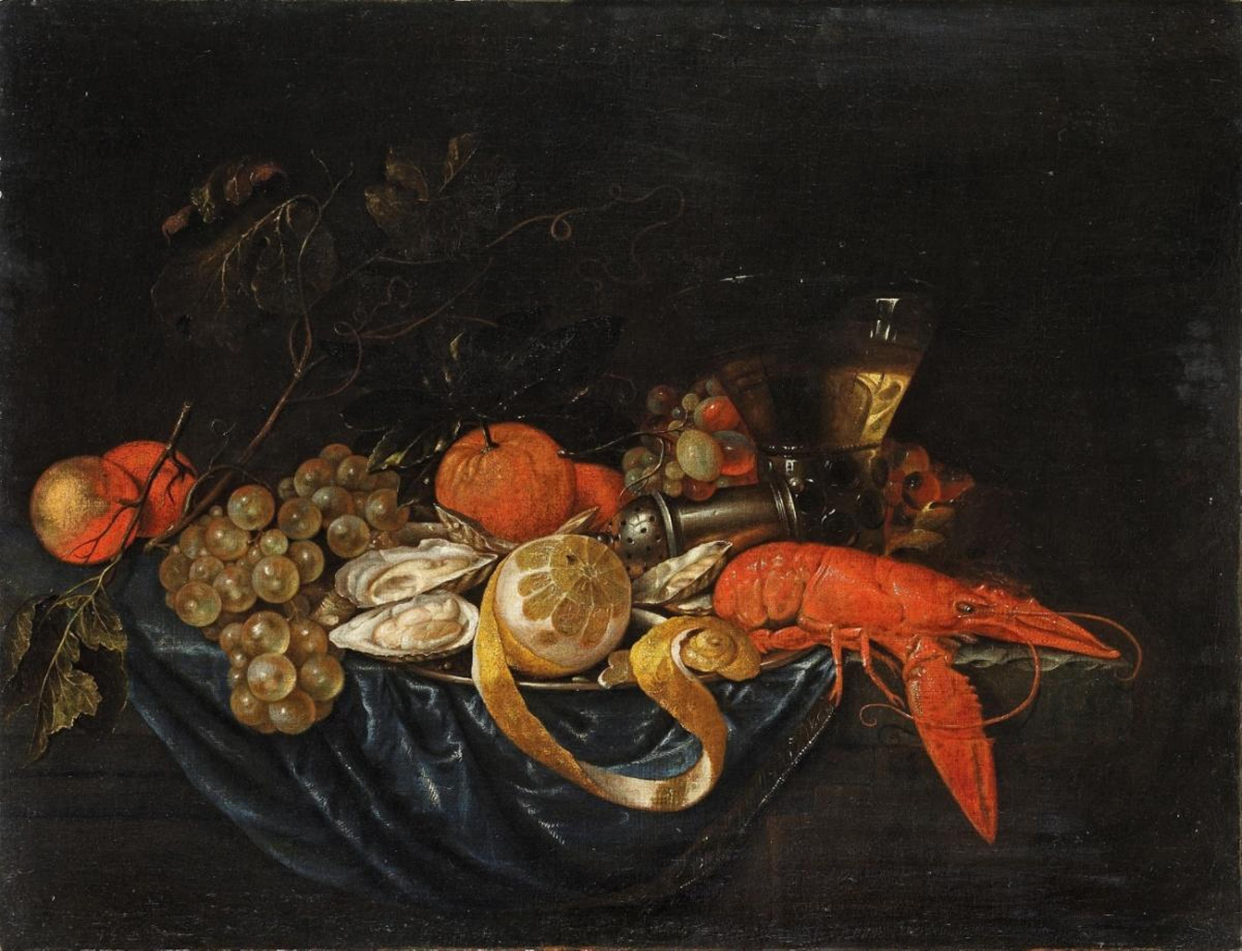 Cornelis de Heem, circle of - STILL LIFE WITH LOBSTER AND LEMON - image-1