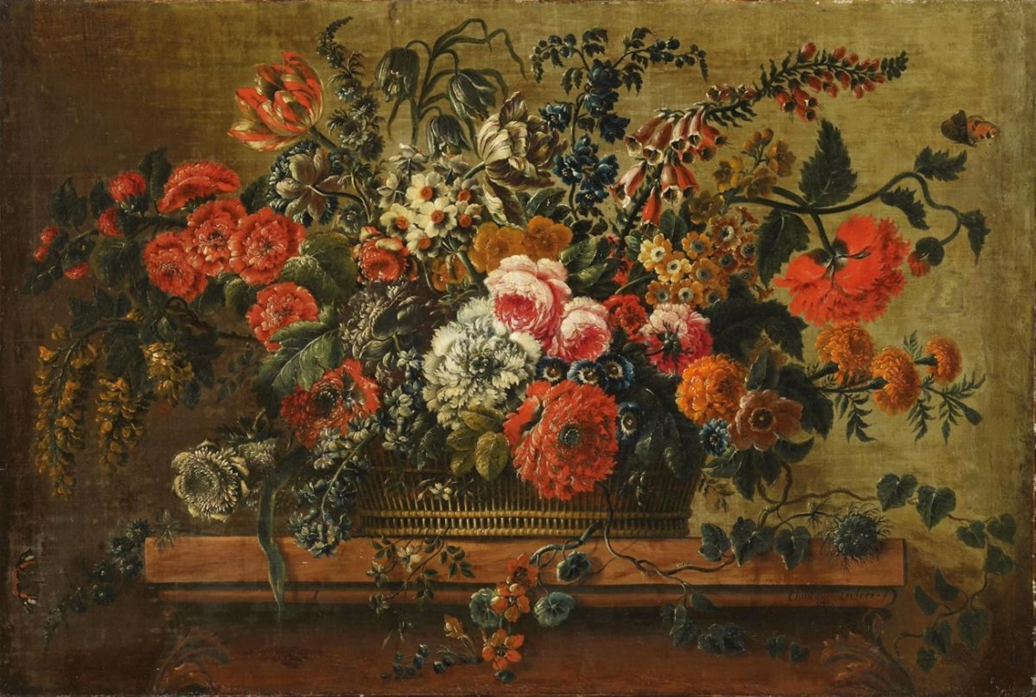 Jean George Christian Coclers - FLOWER STILL LIFE - image-1