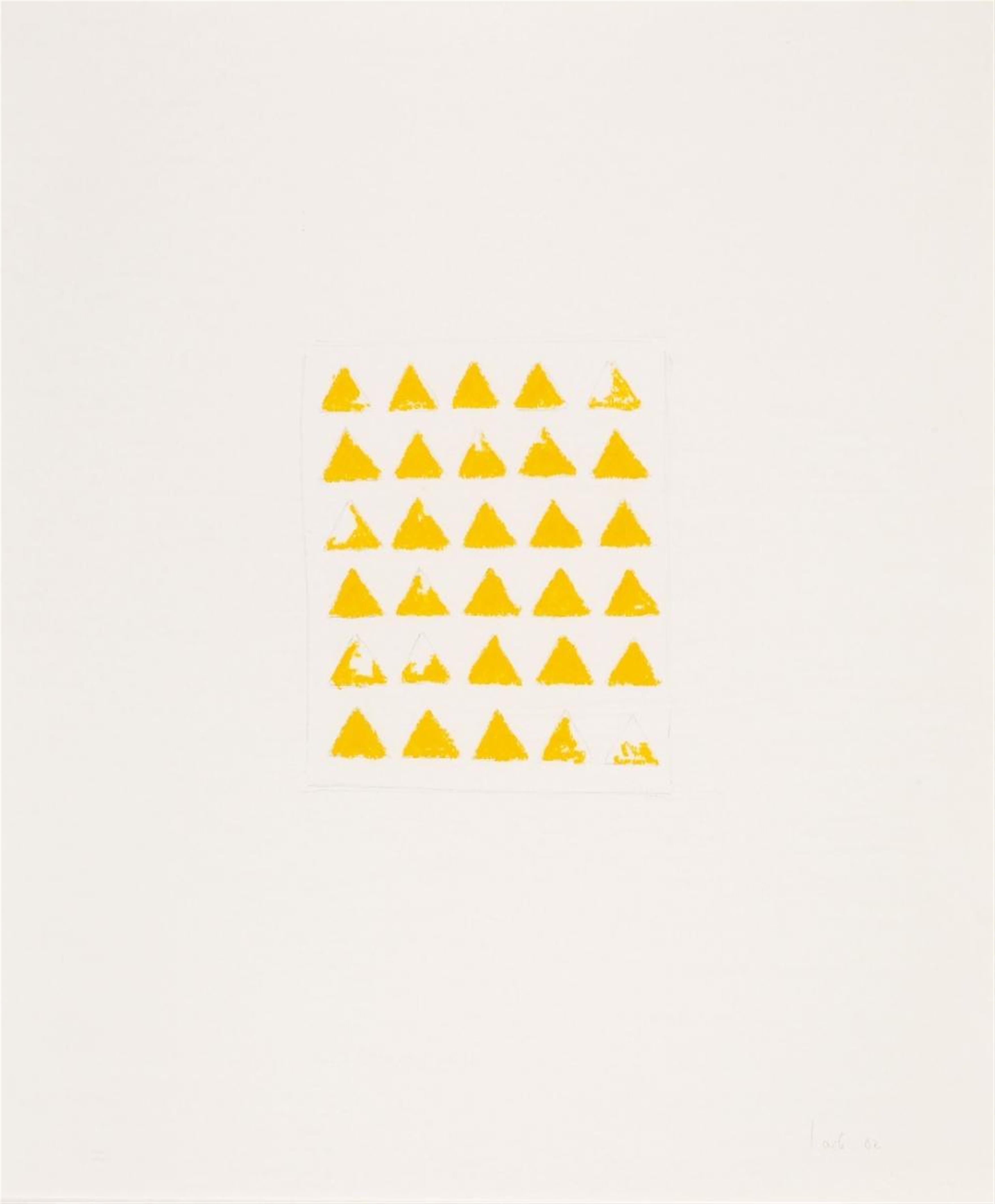 Wolfgang Laib - Untitled (30 triangle) - image-1