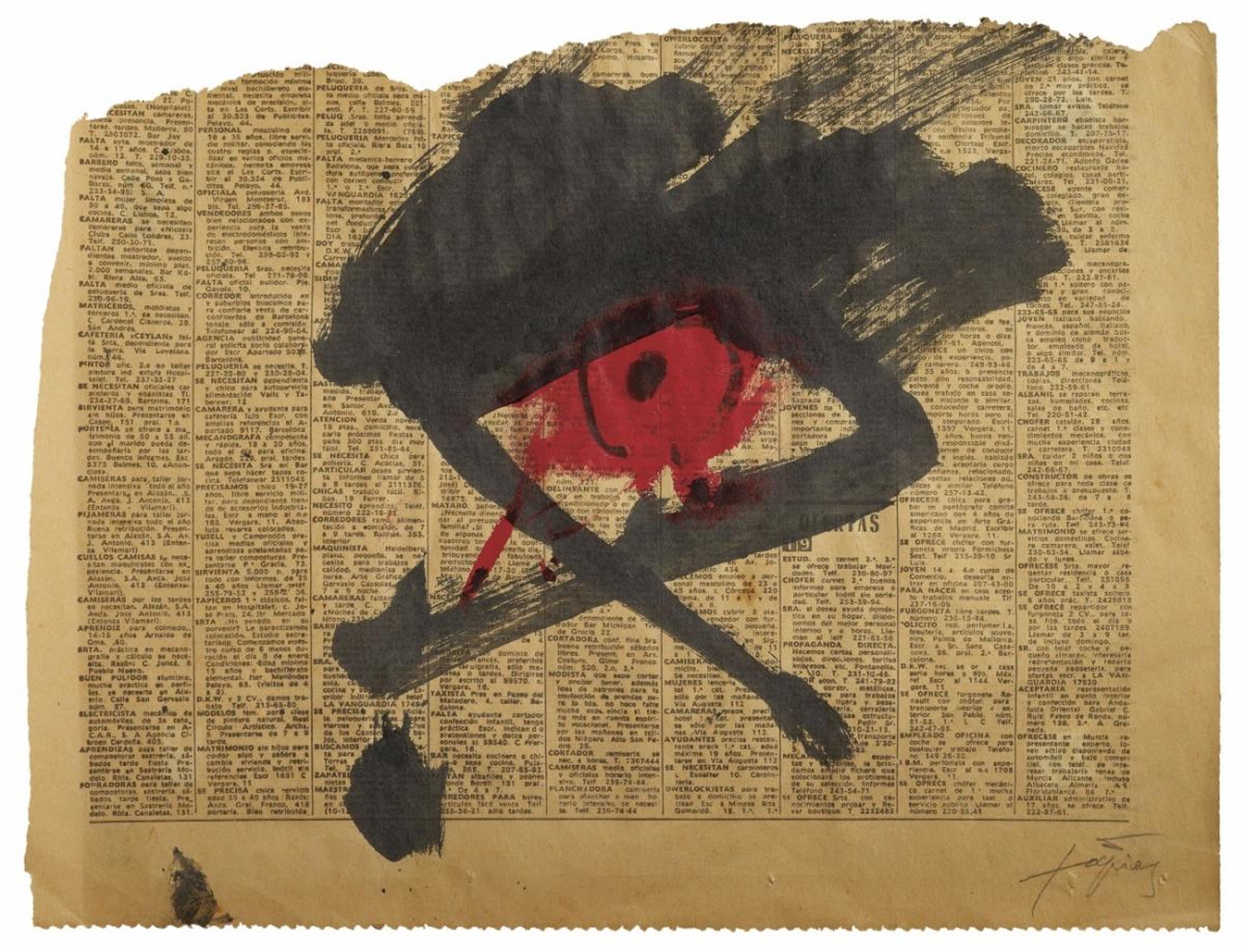 Antoni Tàpies - Material Glance Series No. 5 - image-1