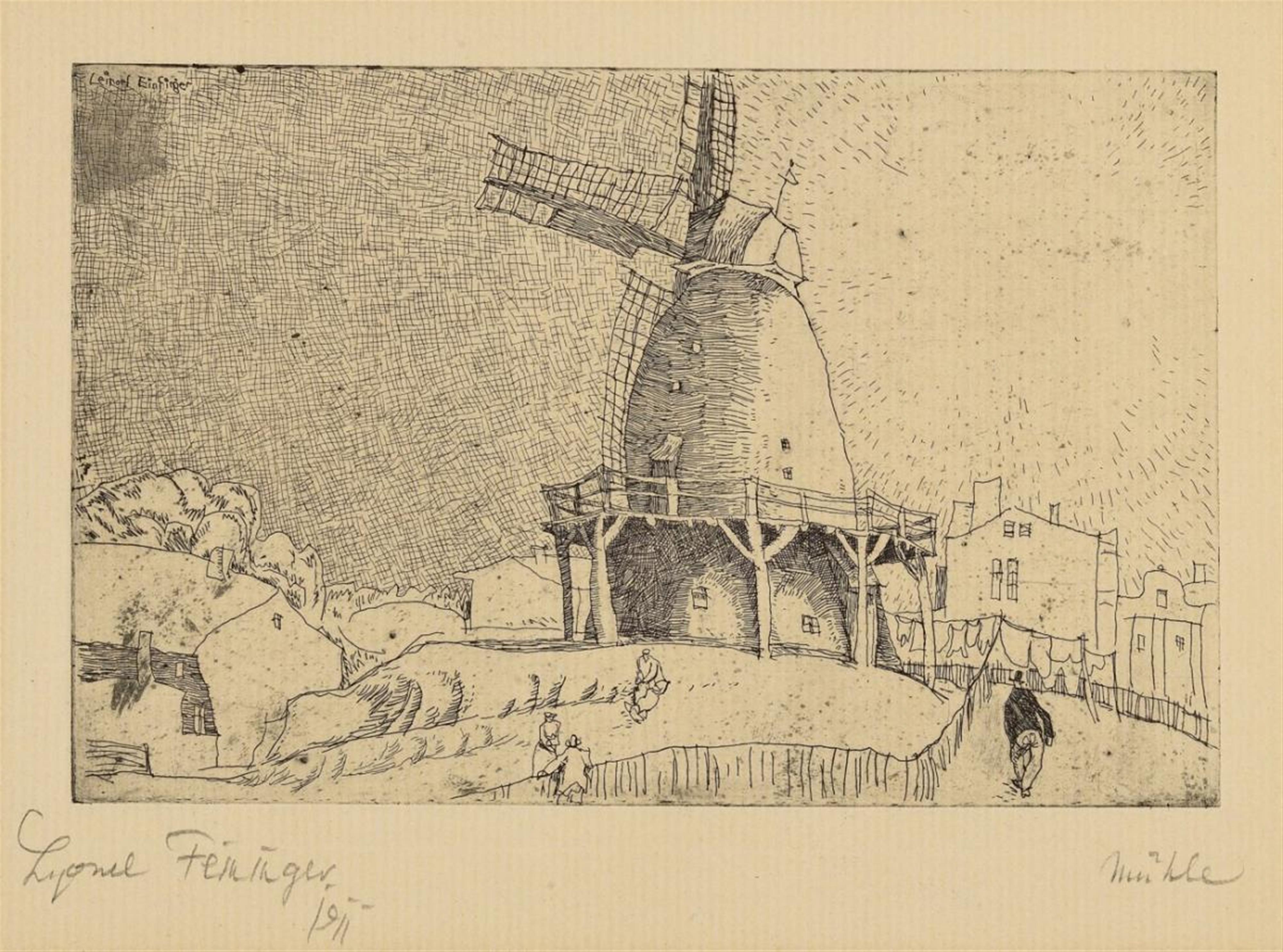 Lyonel Feininger - Alte Windmühle (Old Windmill) - image-1