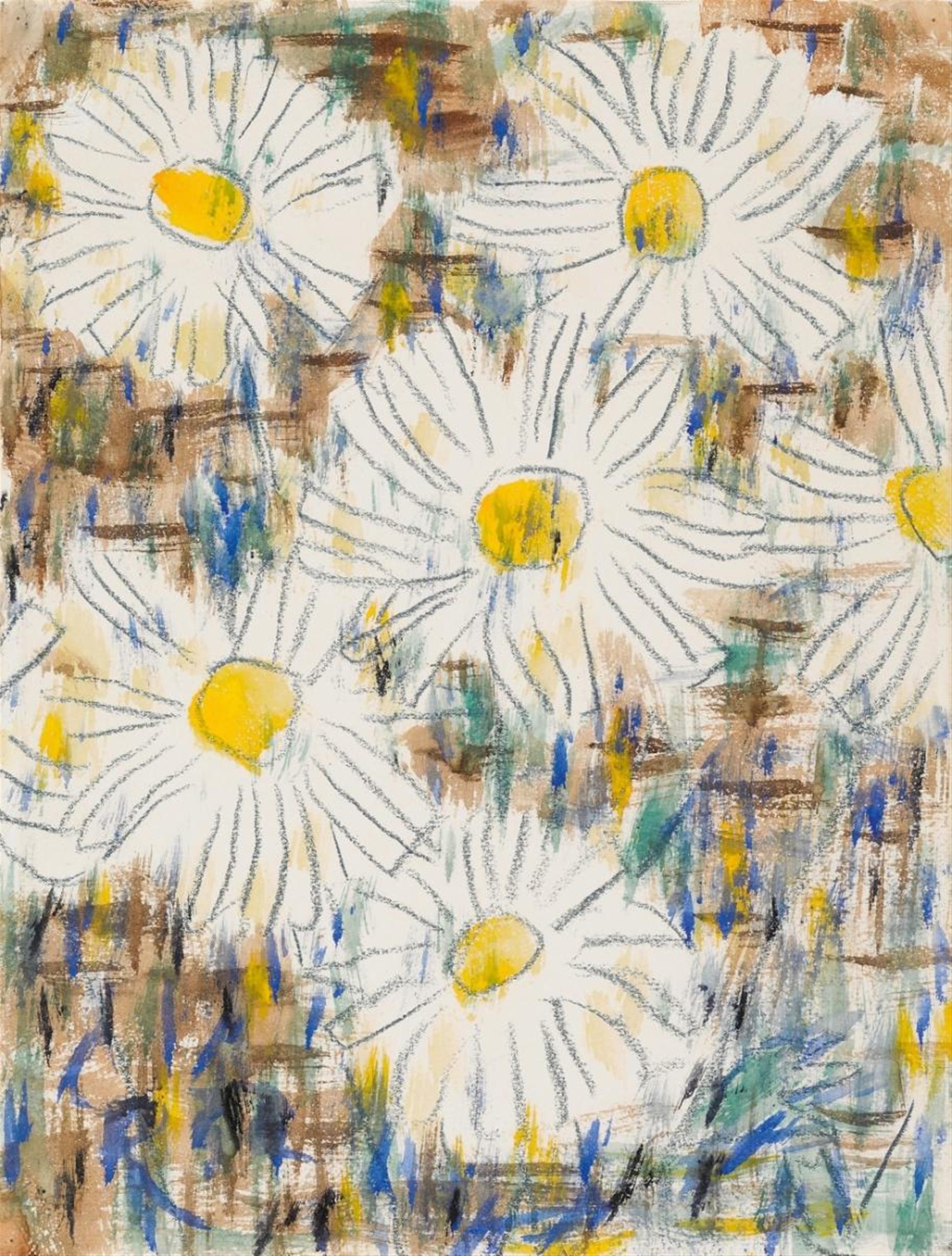 Christian Rohlfs - Weisse Blüten - Margueriten (White Blossoms - Marguerites) - image-1
