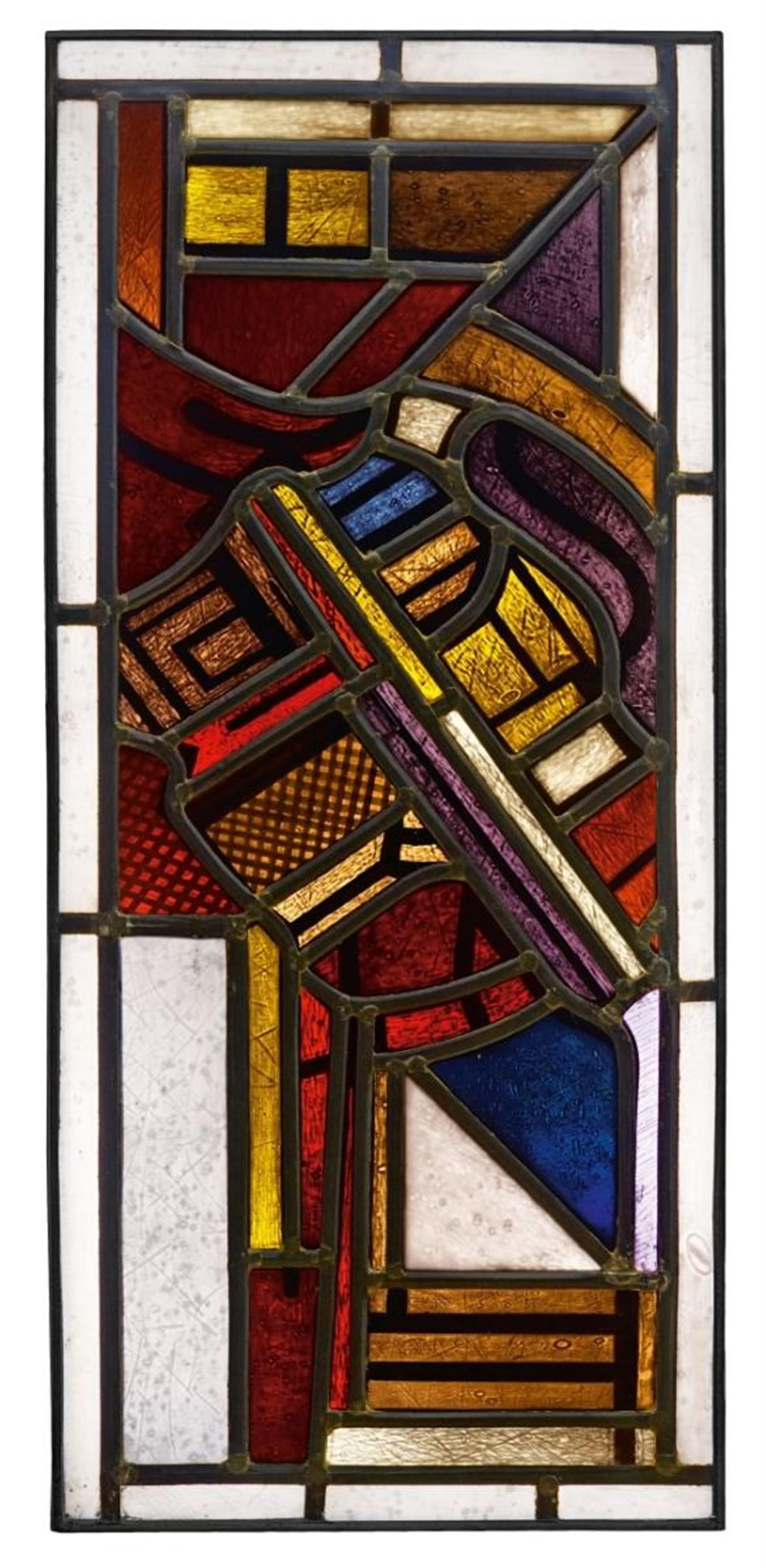 Johan Thorn Prikker - Glasfenster. Abstrakte Komposition (Glass Window. Abstract Composition) - image-1