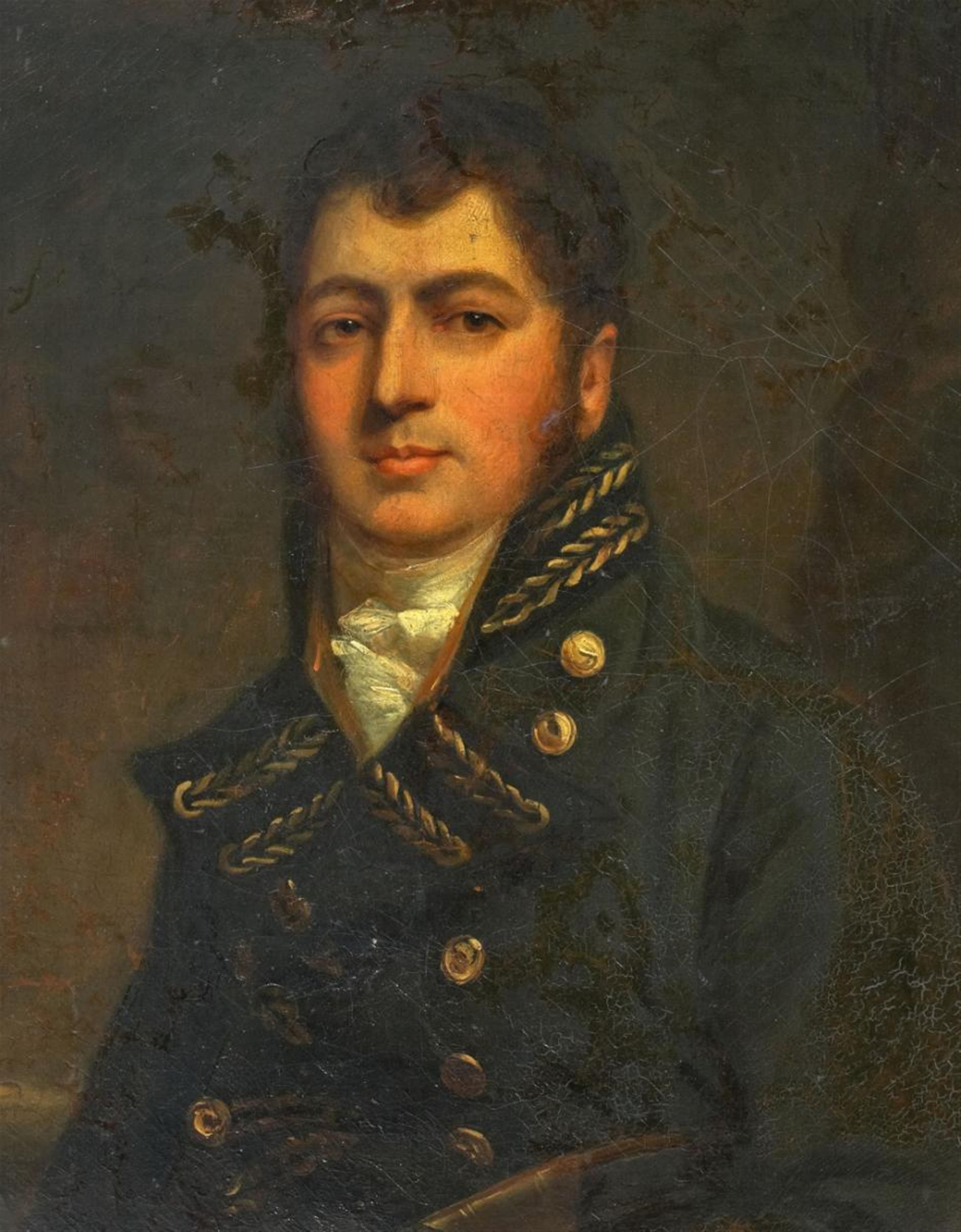 John Opie, in the manner of - PORTRAIT OF A NAVAL OFFICER - image-1