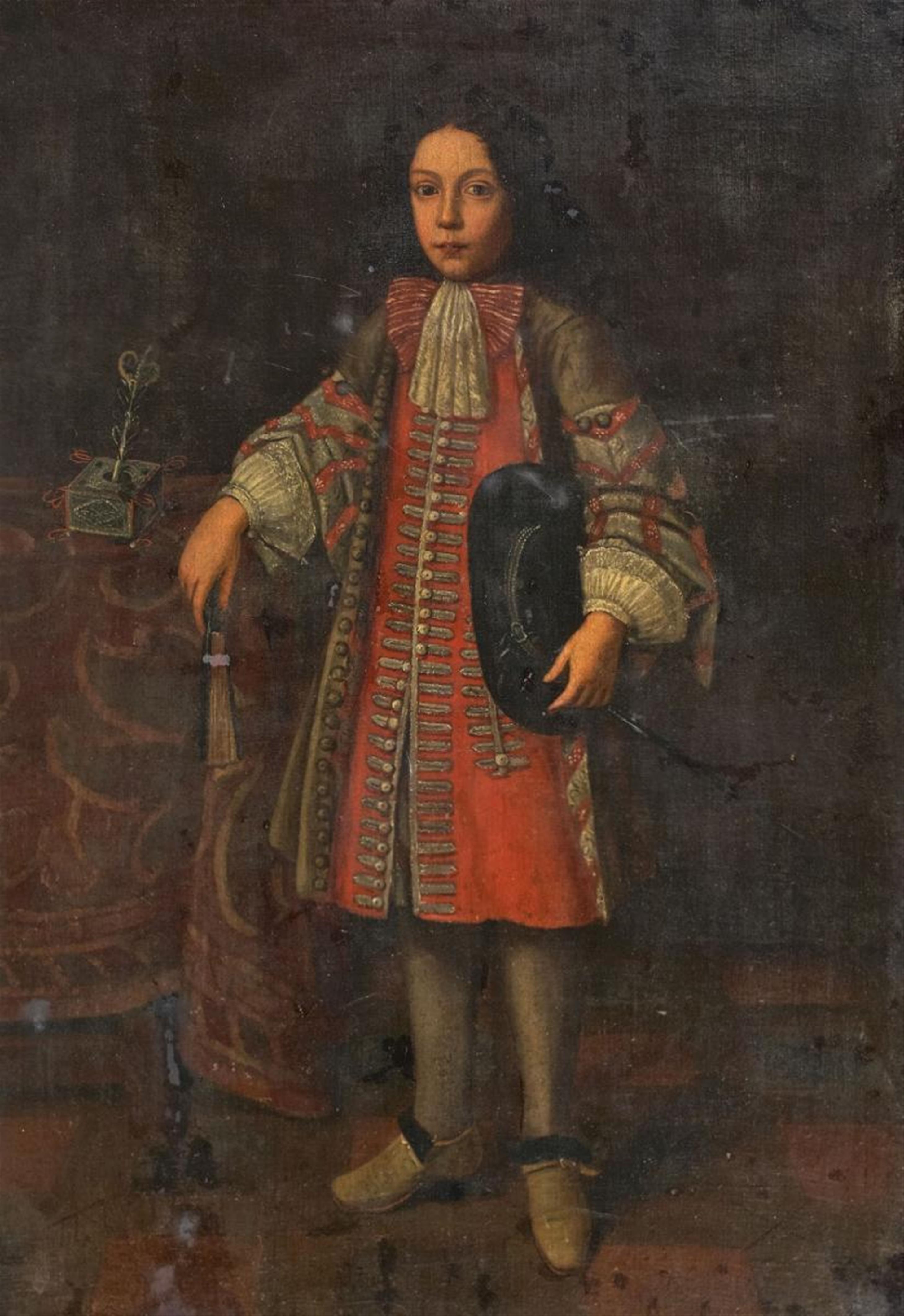 French School (?), second half 17th century - FULL-LENGTH PORTRAIT OF A BOY - image-1