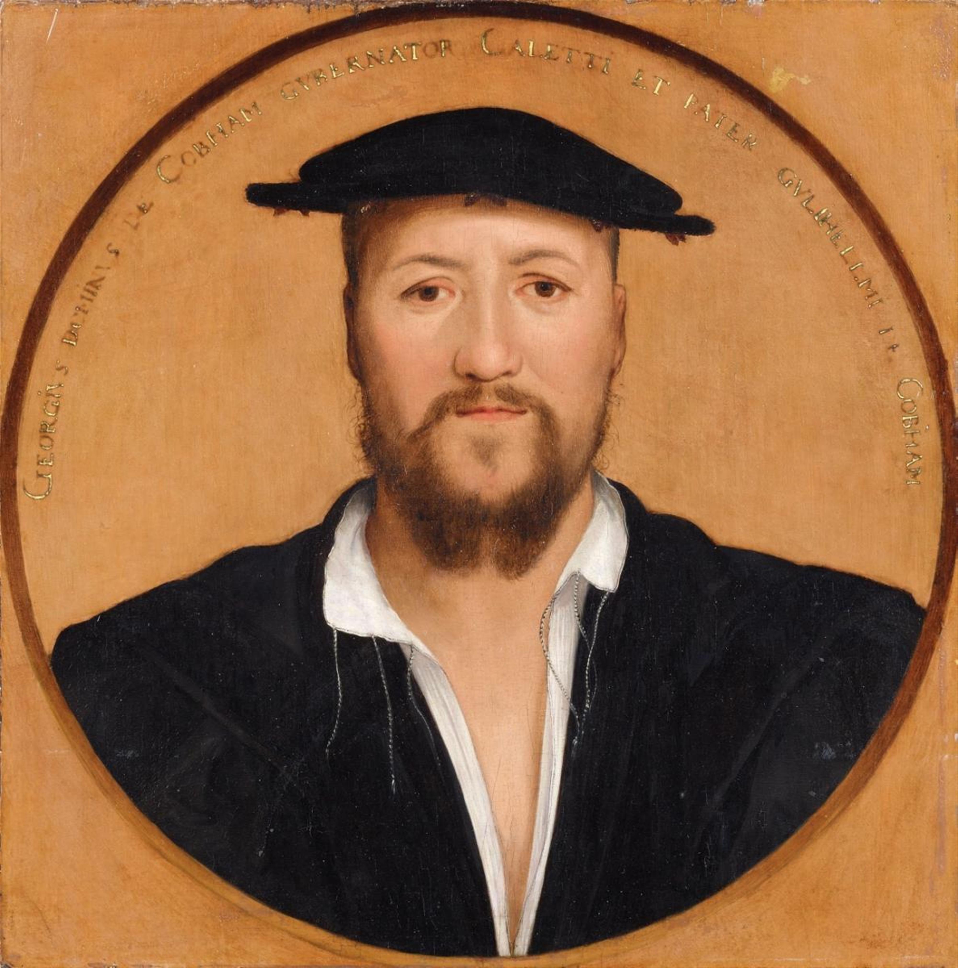 Hans Holbein the Younger, follower of - PORTRAIT GEORGE BROOKE, NINTH BARON COBHAM - image-1