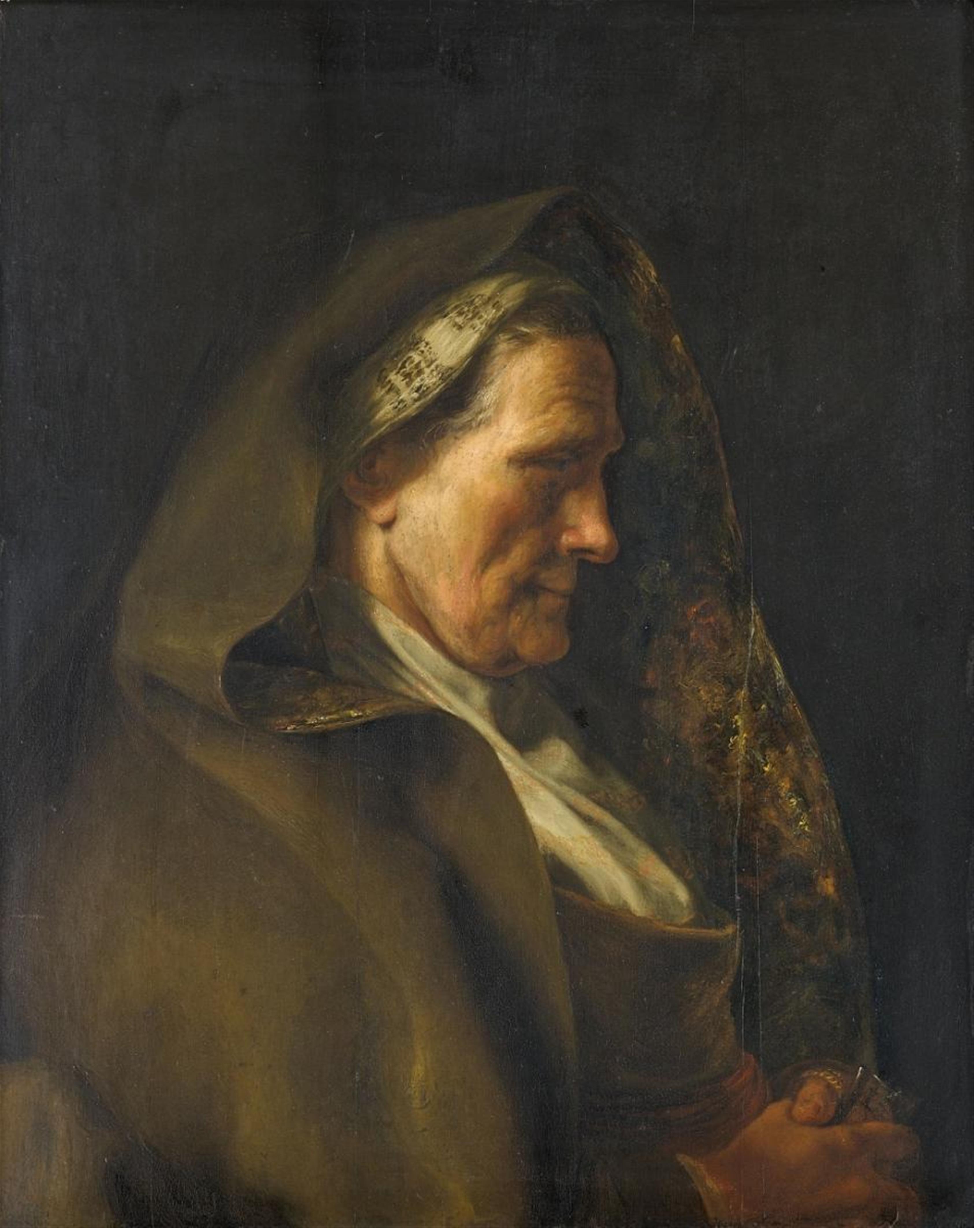 Jan Lievens - Tronie of an Old Woman - image-1
