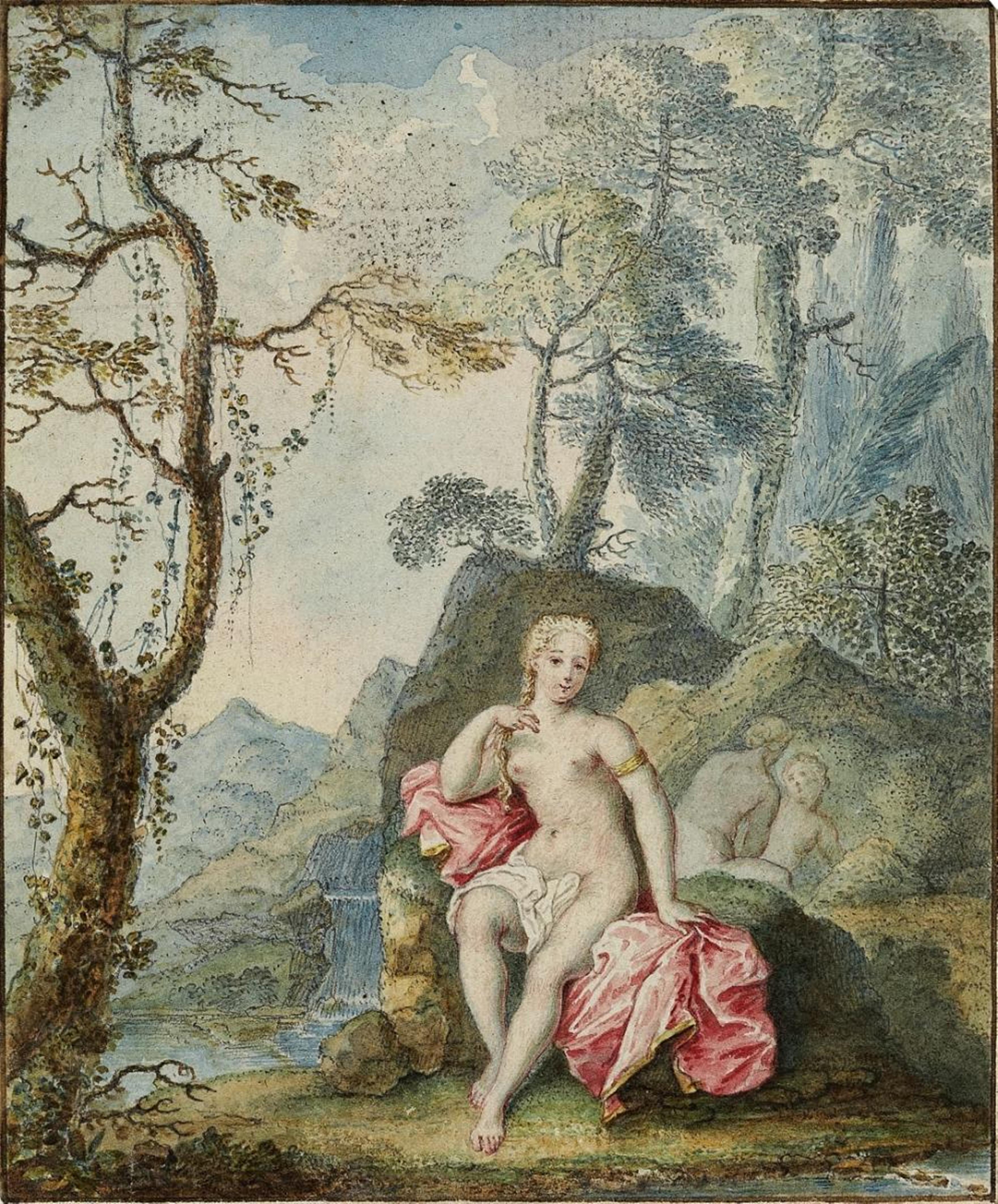 Deutscher Meister um 1750 - DIANA IM BADE - image-1