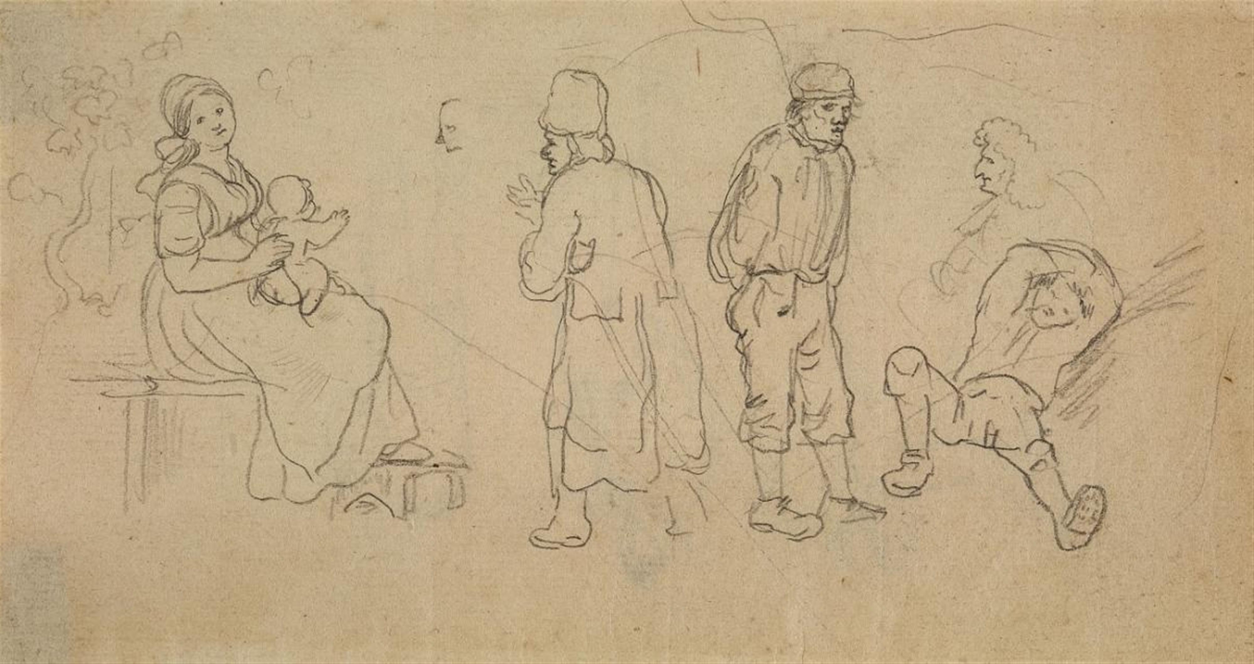 Ludwig Richter - TWO SKETCHES - image-1