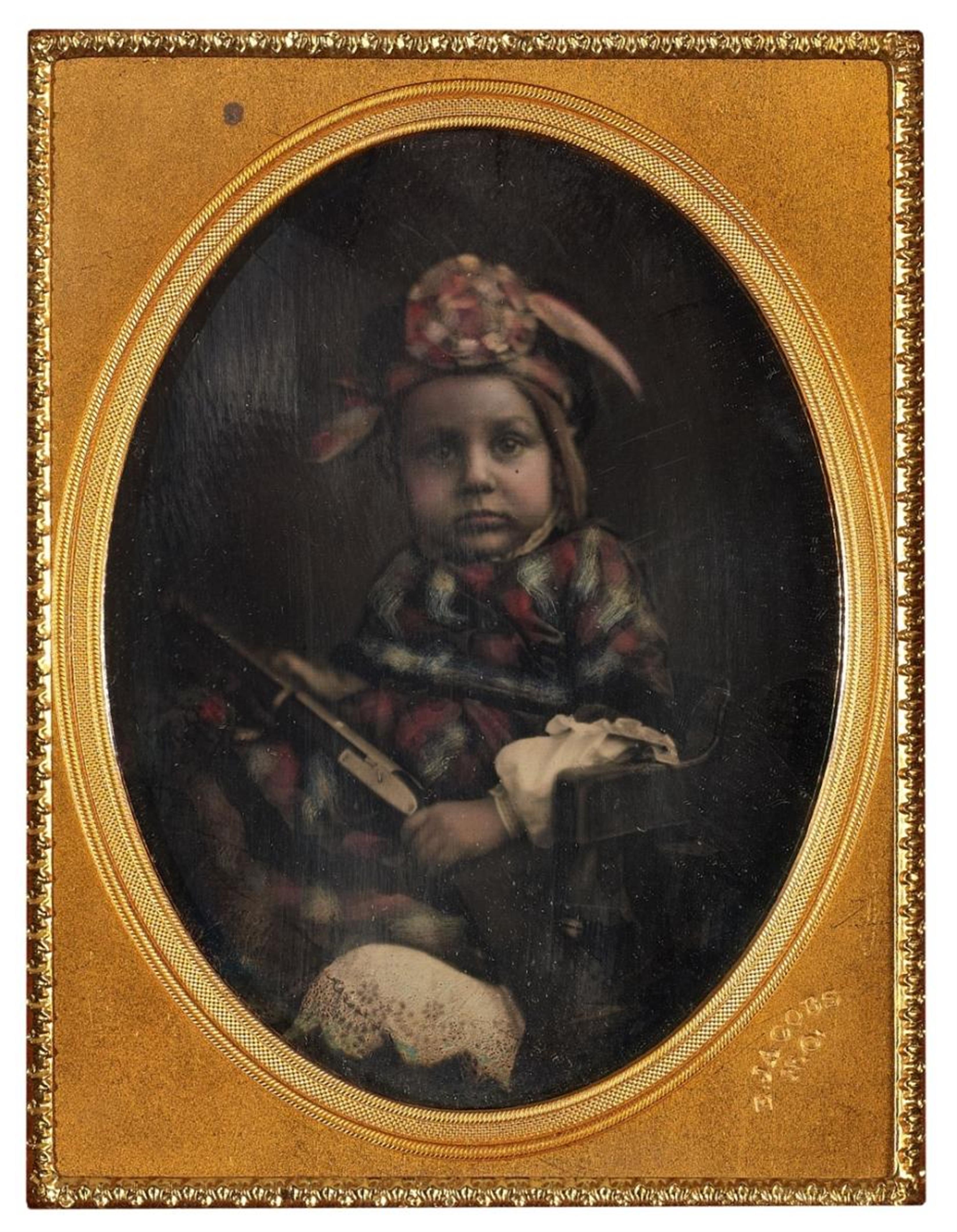 Edward Jacobs - UNTITLED (LITTLE GIRL WITH GUN) - image-1