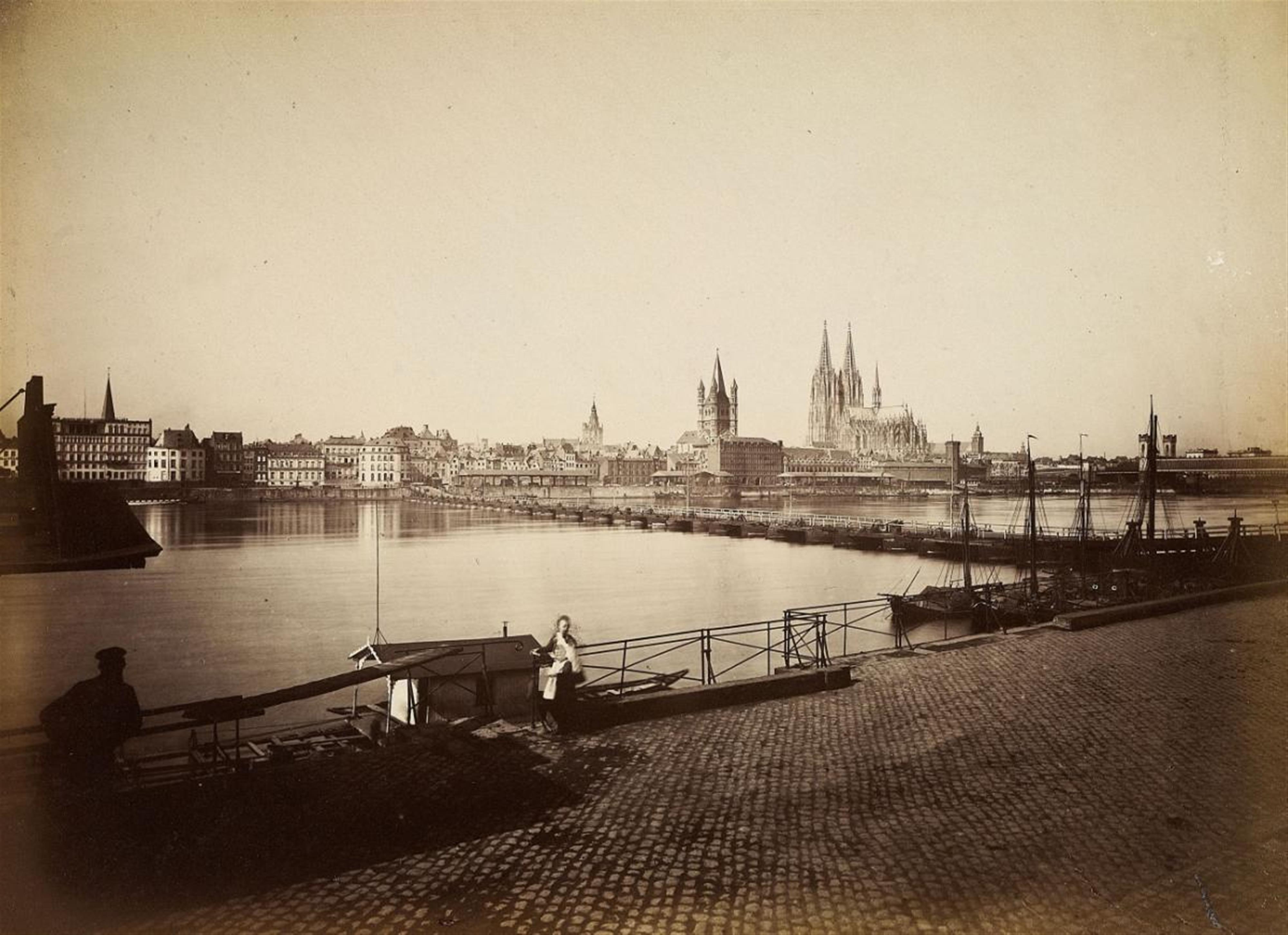 and Anonymous - PANORAMA OF THE OLD TOWN WITH CATHEDRAL, COLOGNE - image-1