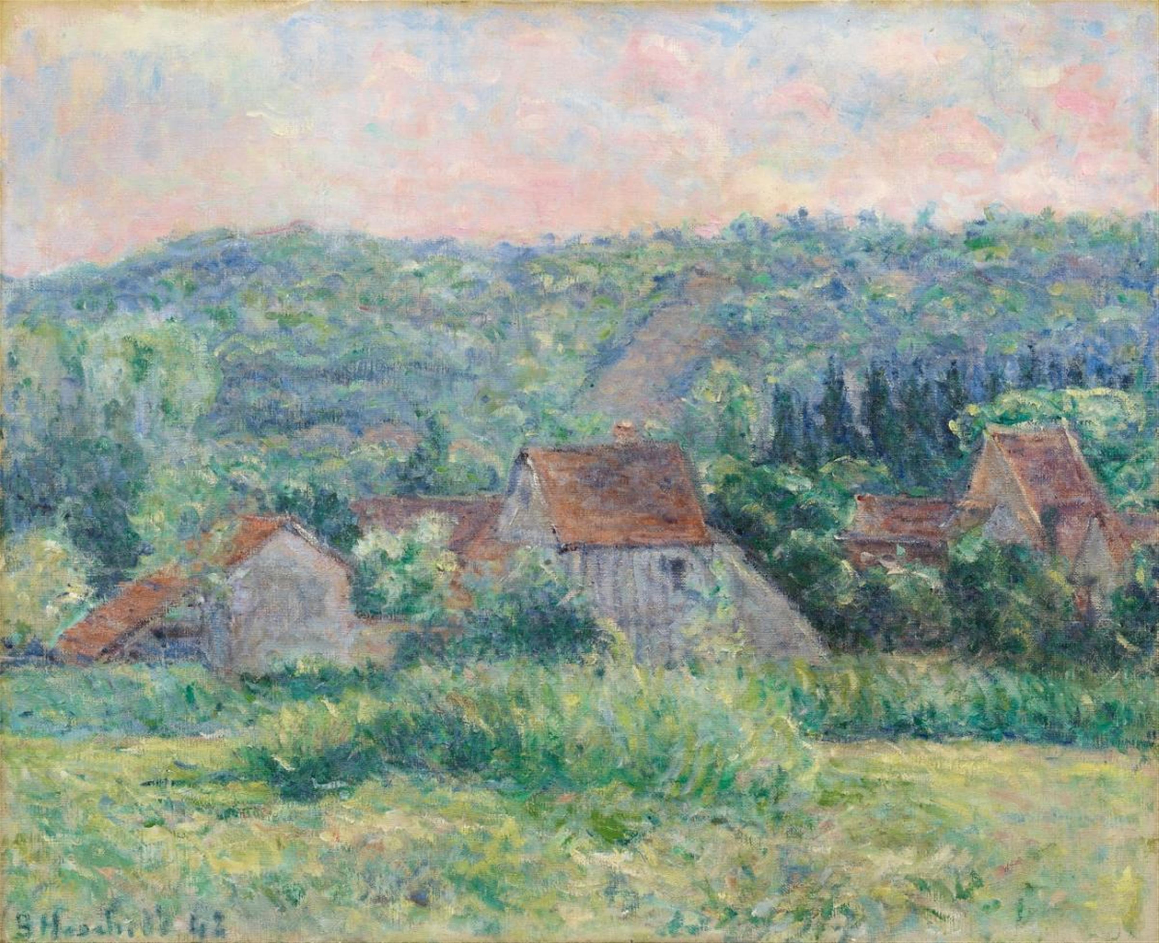 Blanche Hoschedé-Monet - Le Village - image-1