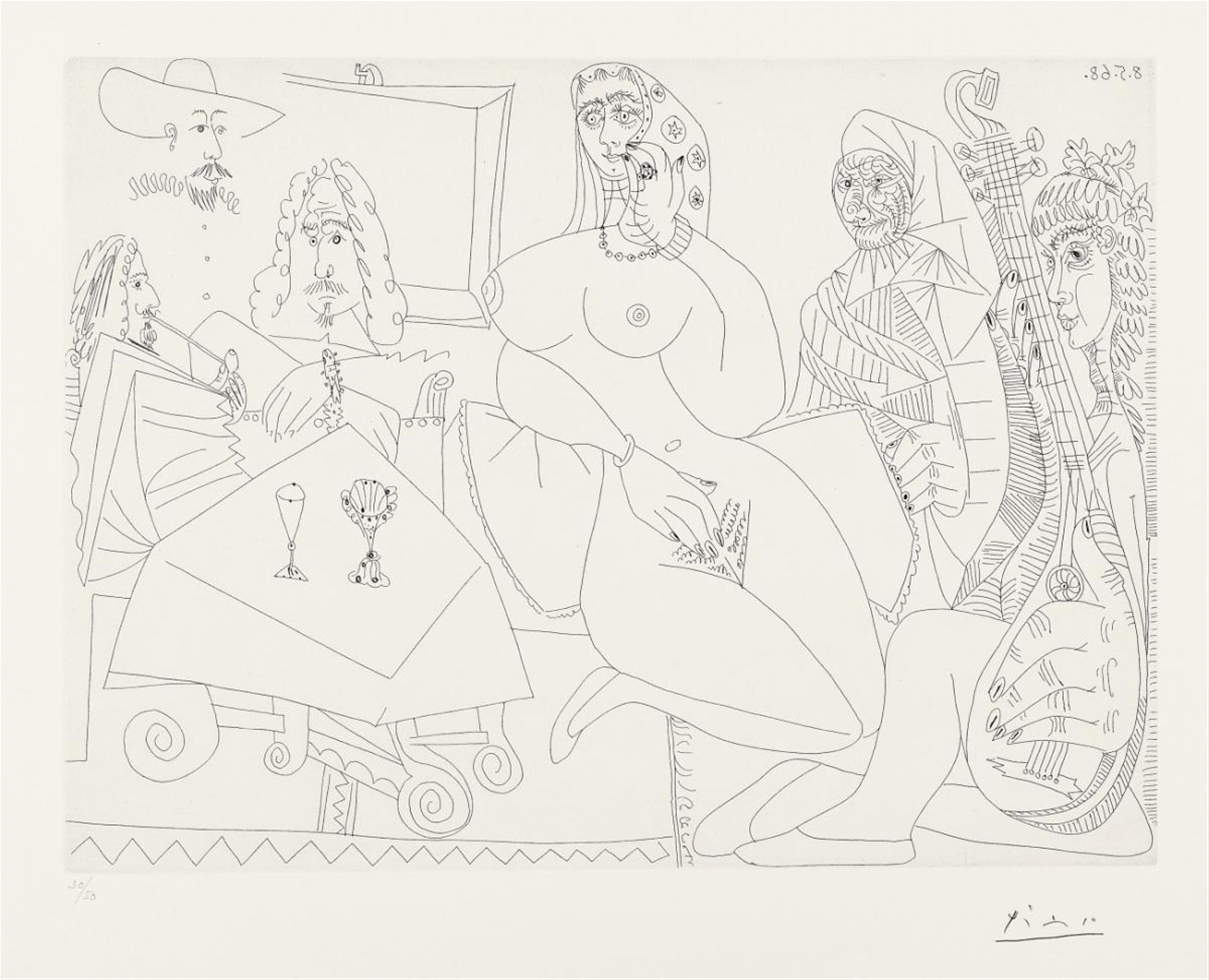 Pablo Picasso - Collation en Musique chez La Célestine - image-1