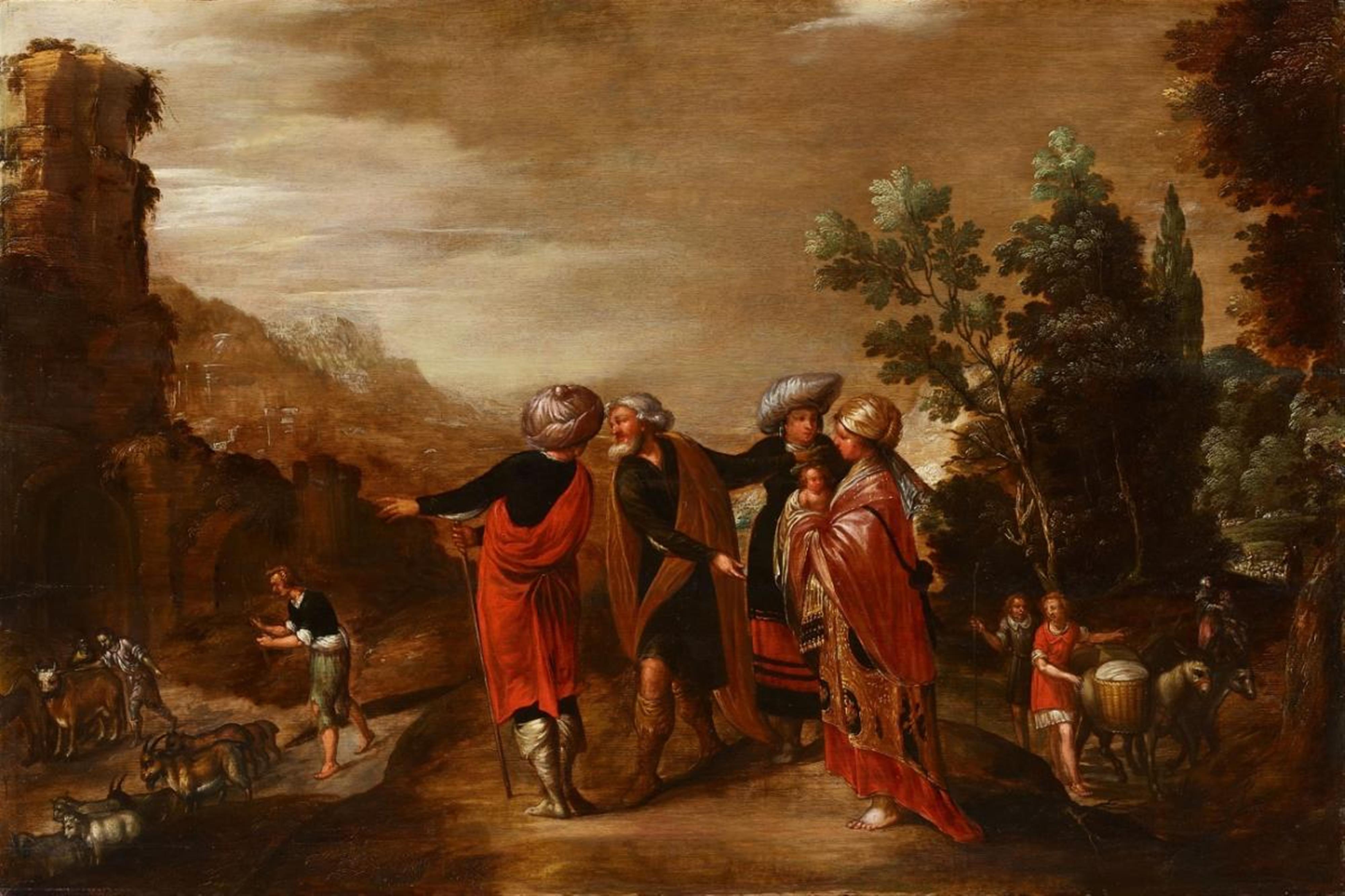 Pieter Lastman, circle of - SCENE FROM THE OLD TESTAMENT - image-1