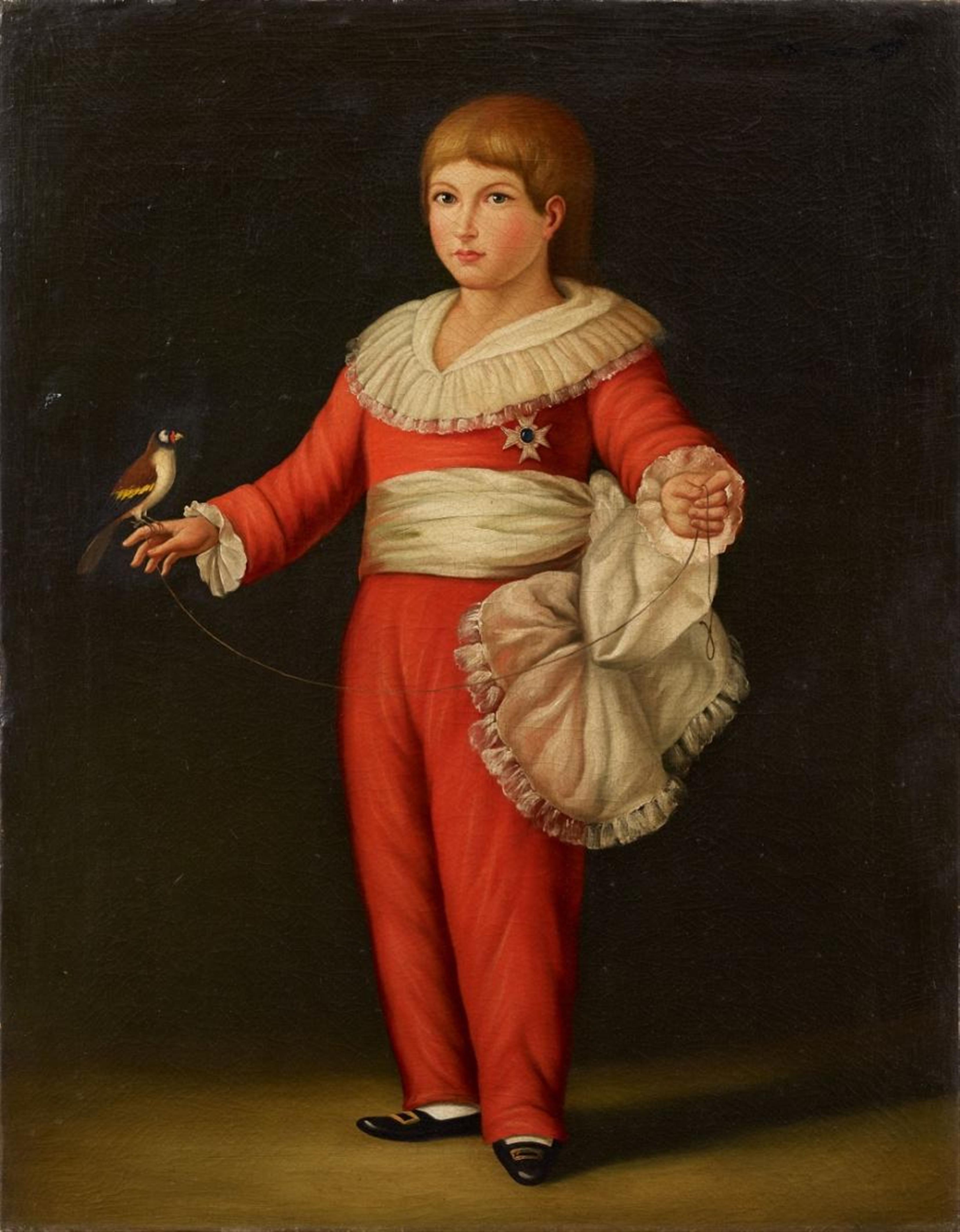 Spanish School, around 1800 - PORTRAIT OF A BOY (FRANCISCO DE PAULA DE BORBÓN) - image-1