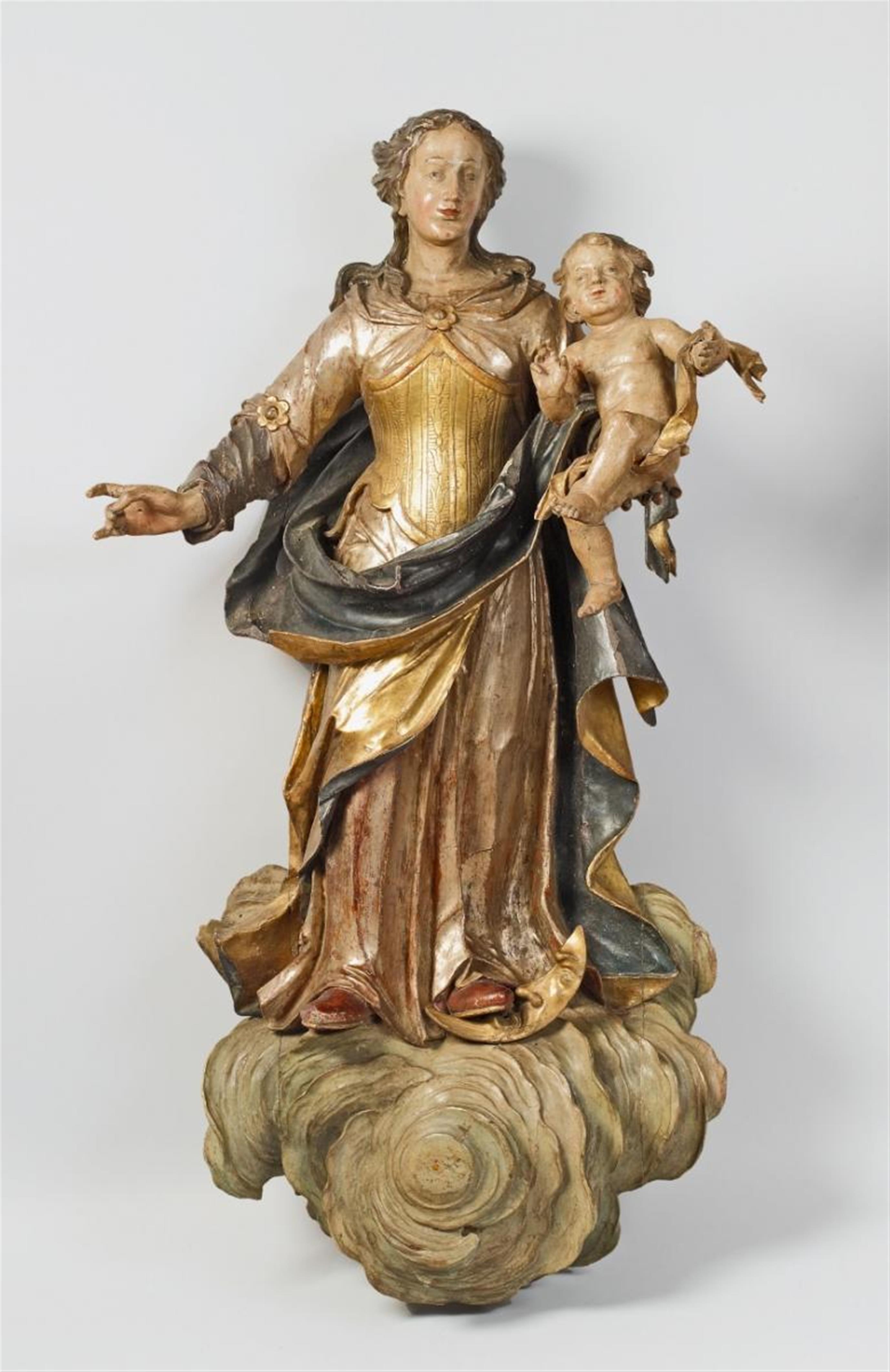 A high-relief group of THE VIRGIN WITH CHILD - image-1