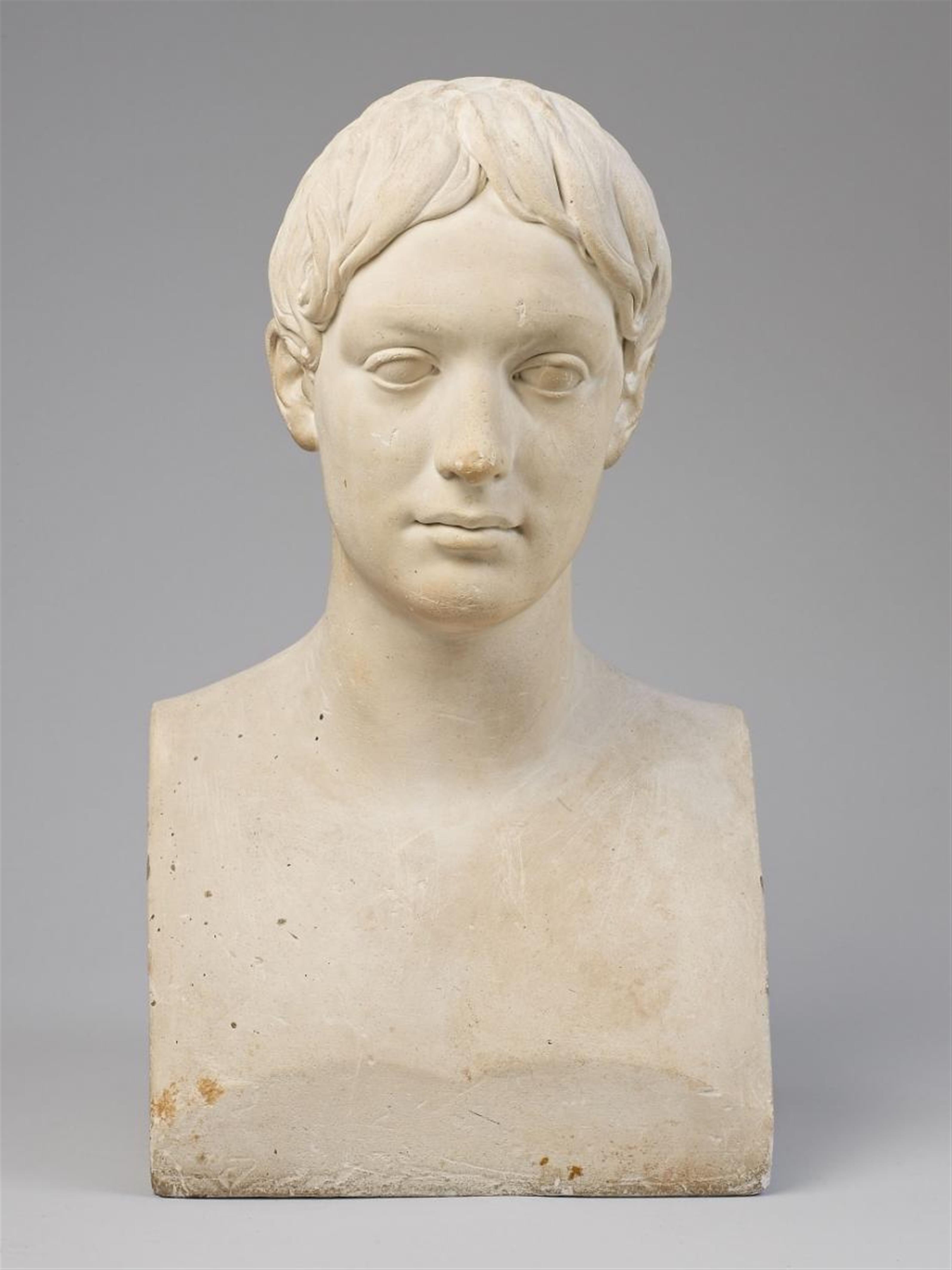 A plaster bust of JOHANN PHILIPP BETHMANN-HOLLWEG - image-1