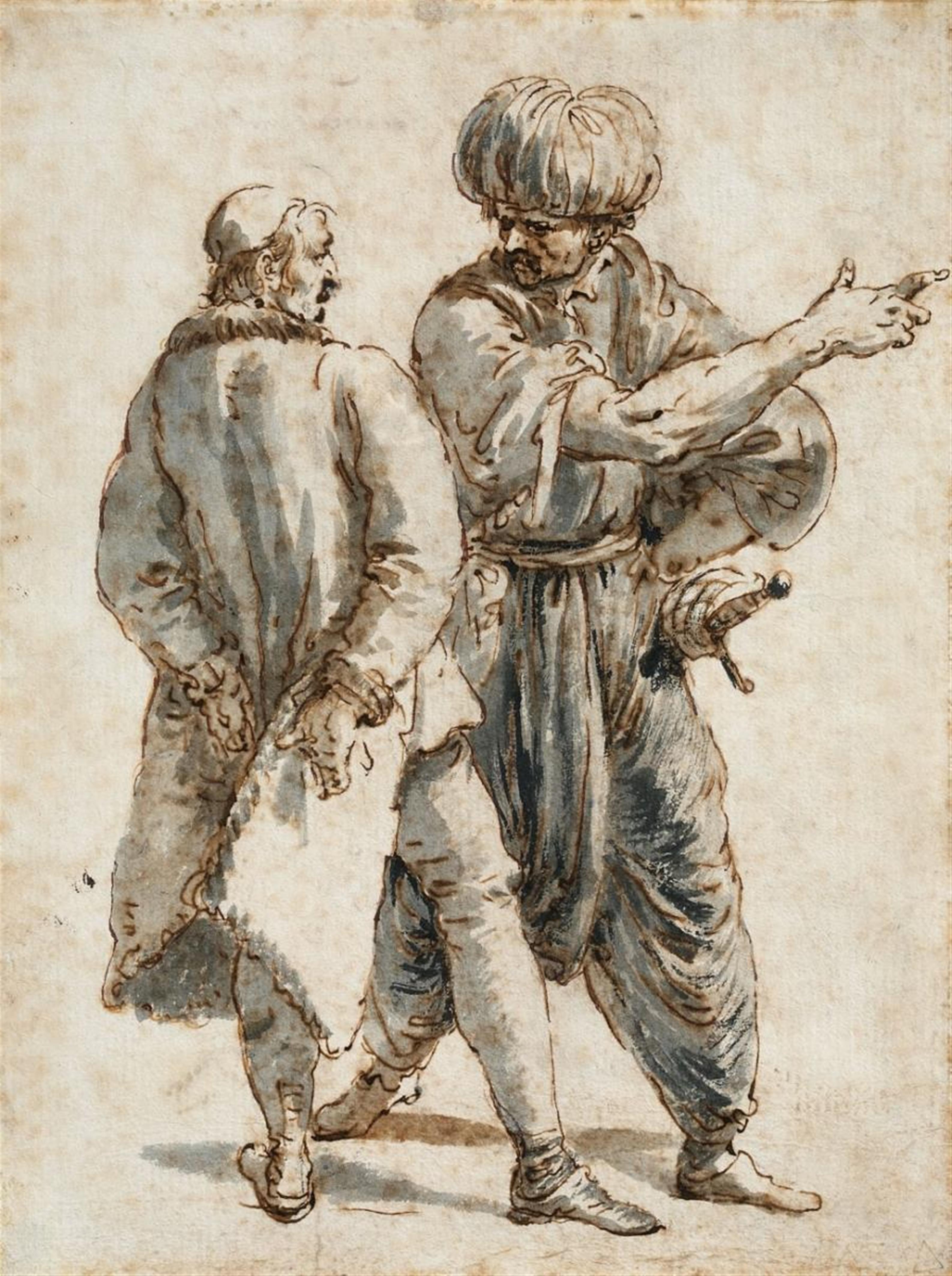 Francesco Fontebasso, attributed to - STUDY OF TWO ORIENTALS - image-1