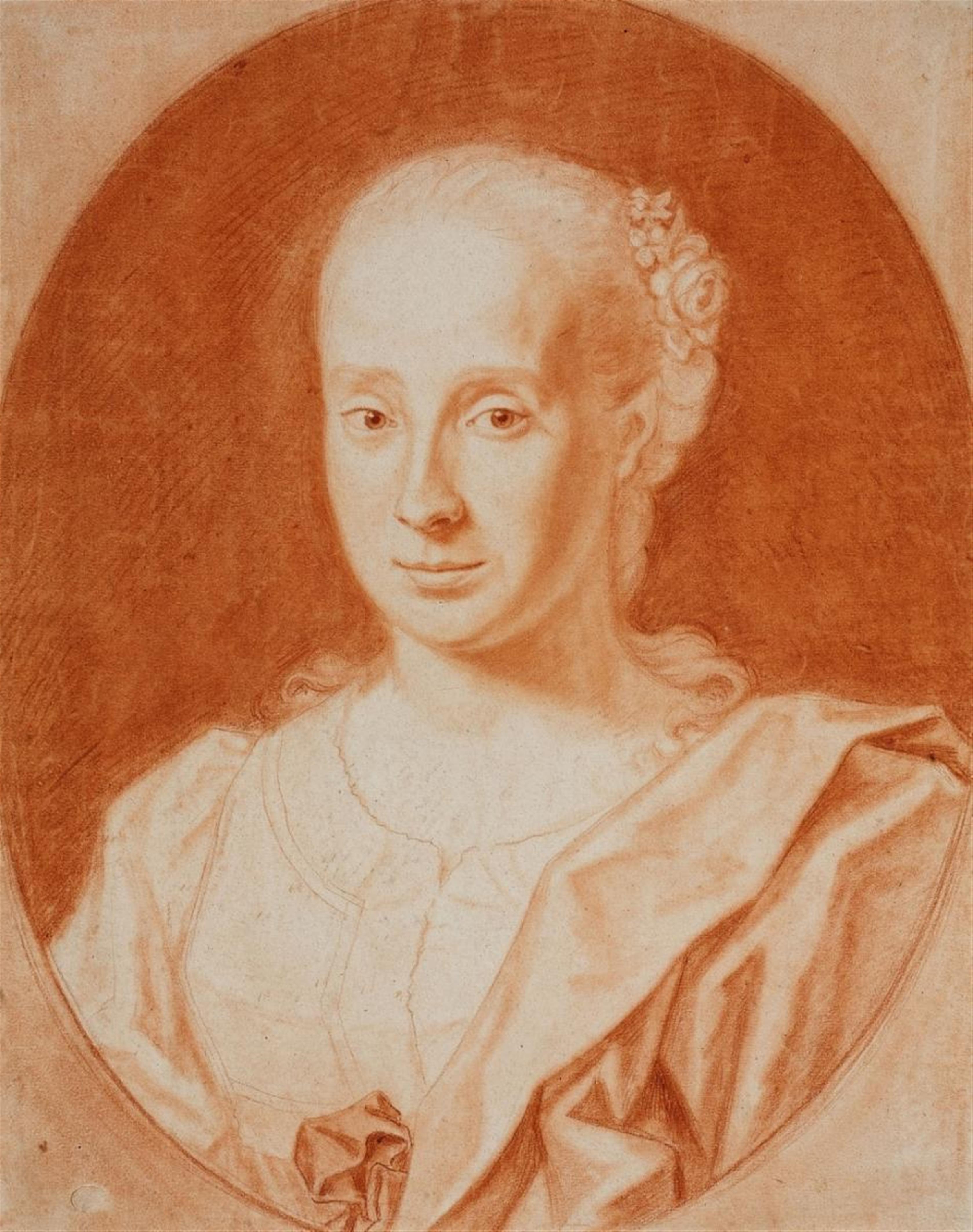 Johann Lorenz Haid - PORTRAIT GEORG PHILIPP RUGENDAS THE ELDER PORTRAIT ANNA BARBARA RUGENDAS - image-1