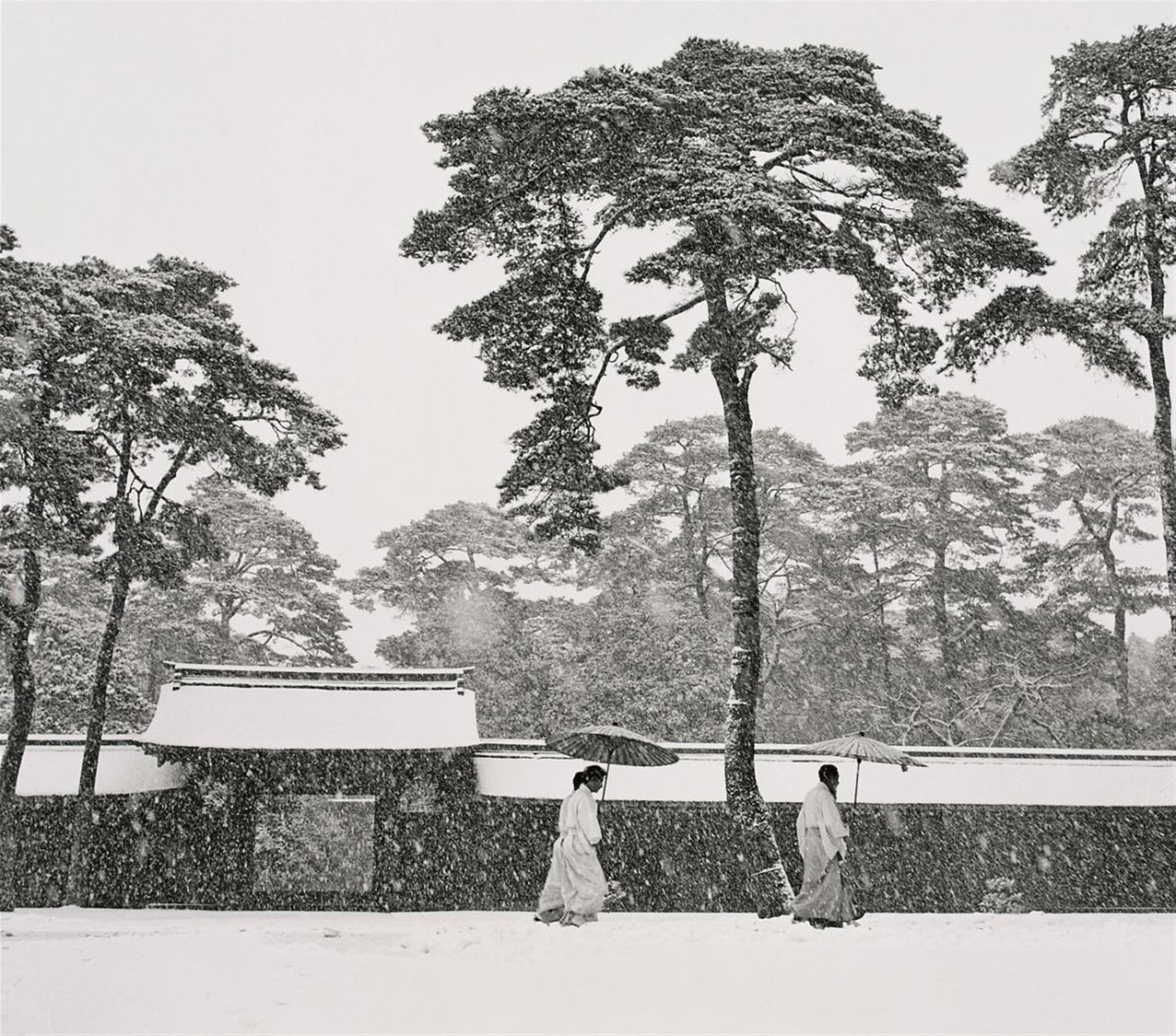 Werner Bischof - In the court of the Meiji Temple, Tokyo, Japan - image-1