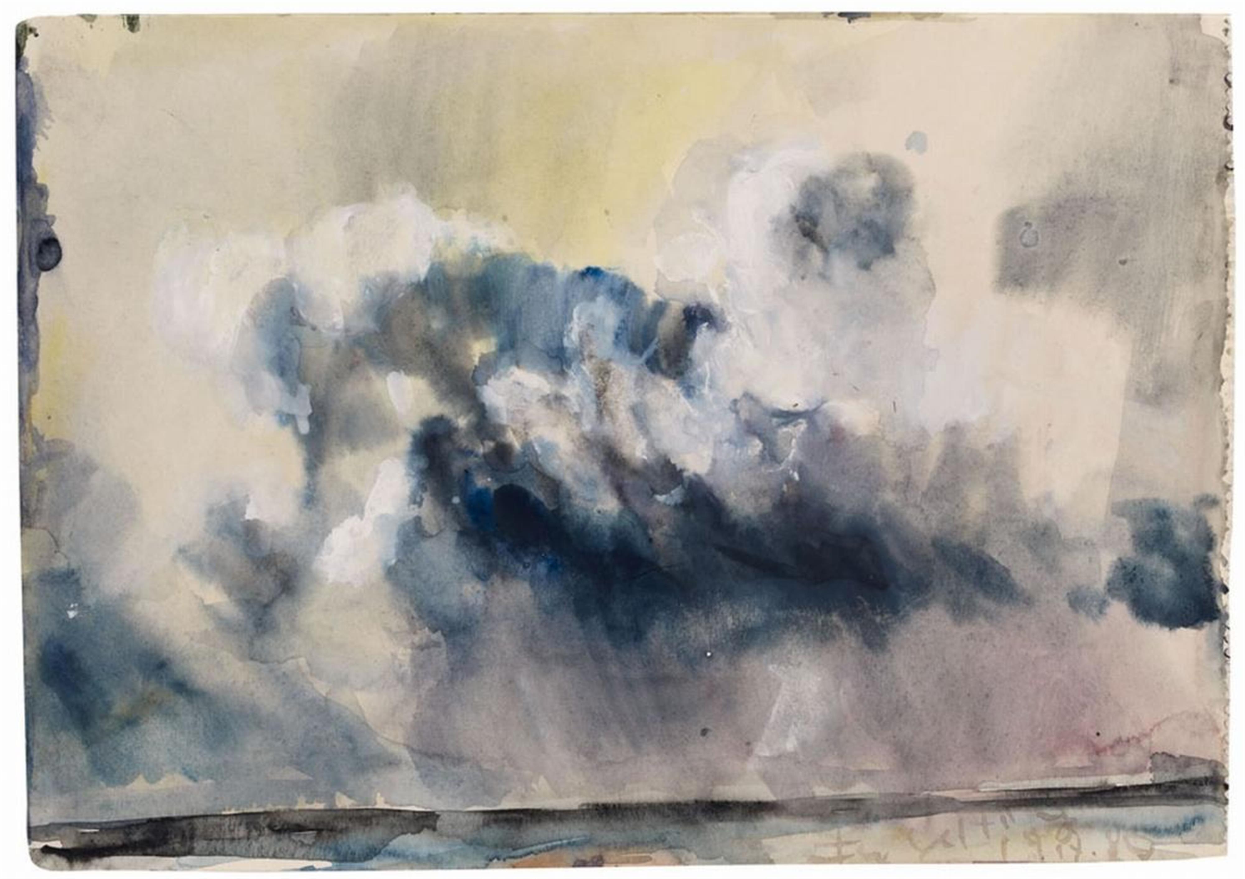 Klaus Fußmann - Untitled (Gelting, clouds) - image-1