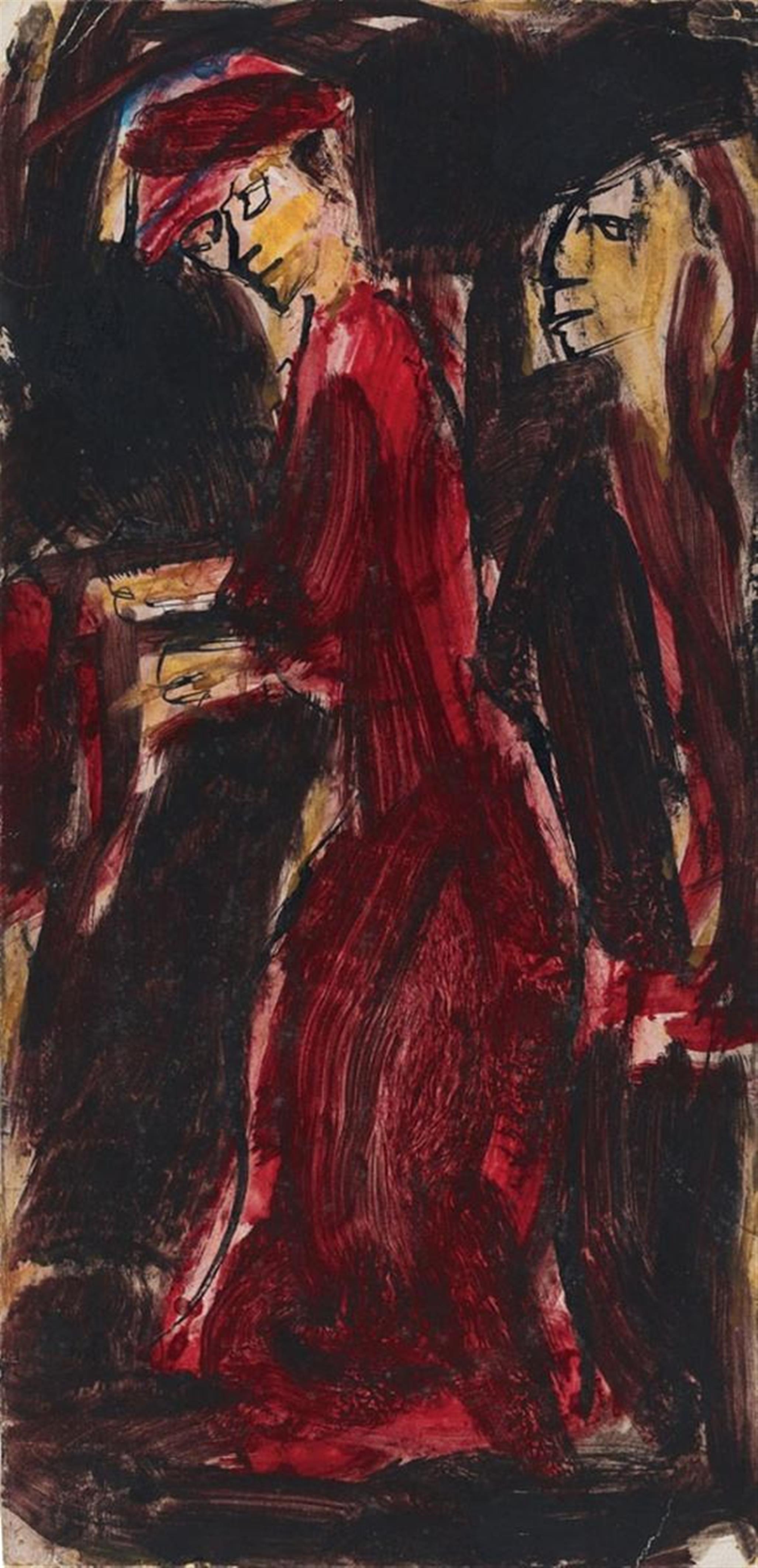 Christian Rohlfs - Frau in Rot - image-1