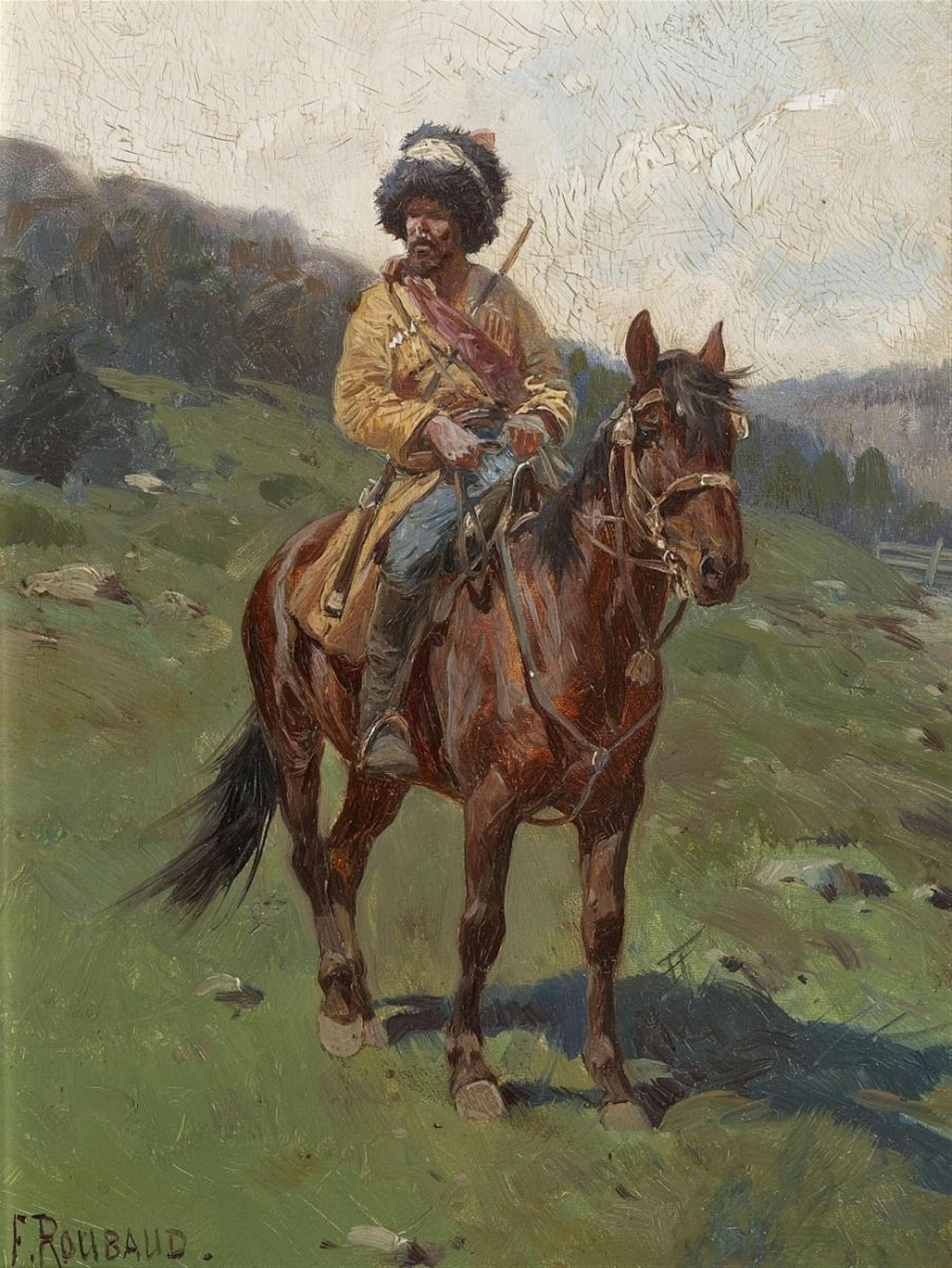 Franz Alekseyevich Roubaud - CIRCASSIAN HORSEMAN - image-1