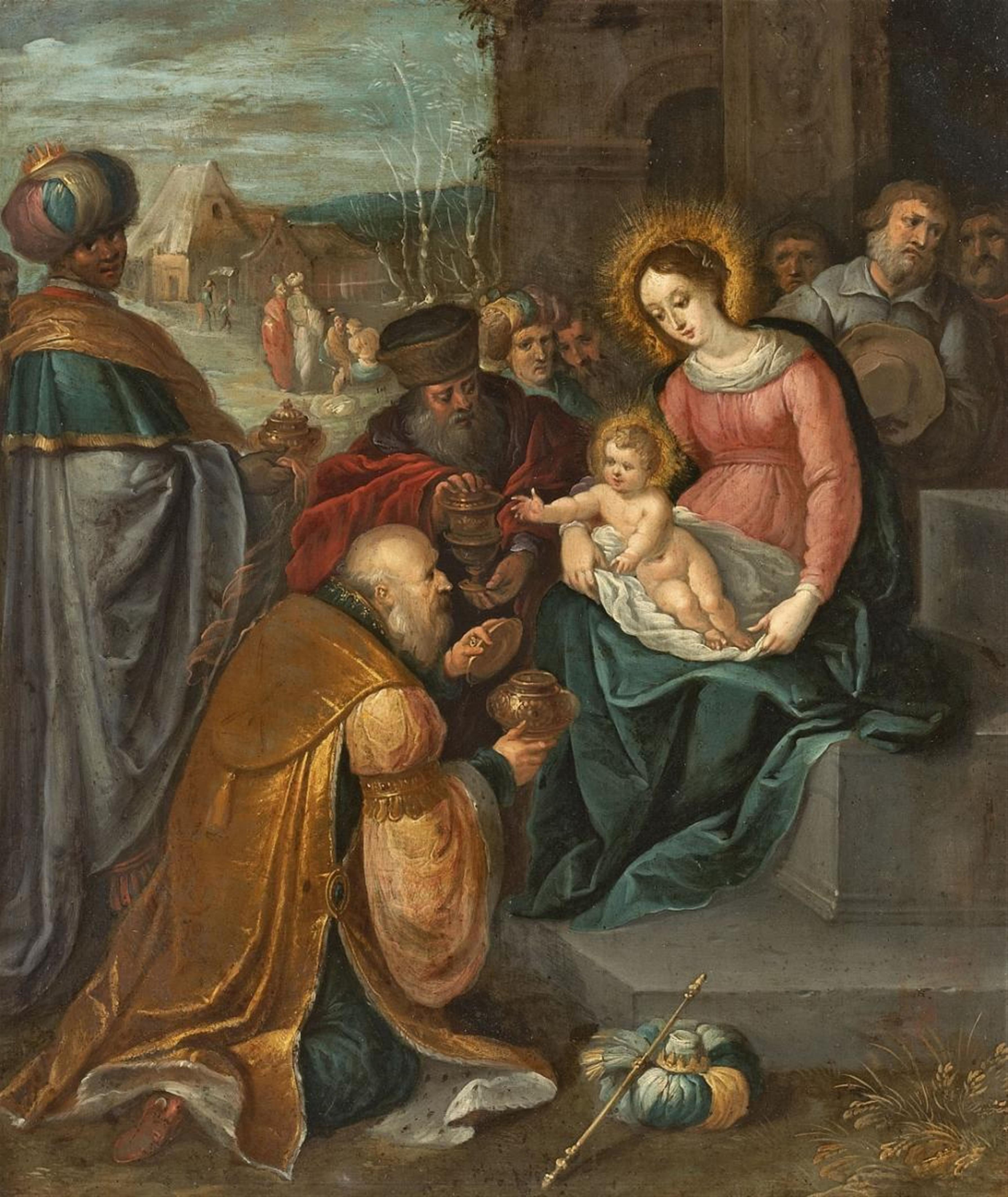 Frans Francken the Younger, circle of - ADORATION OF THE MAGI - image-1